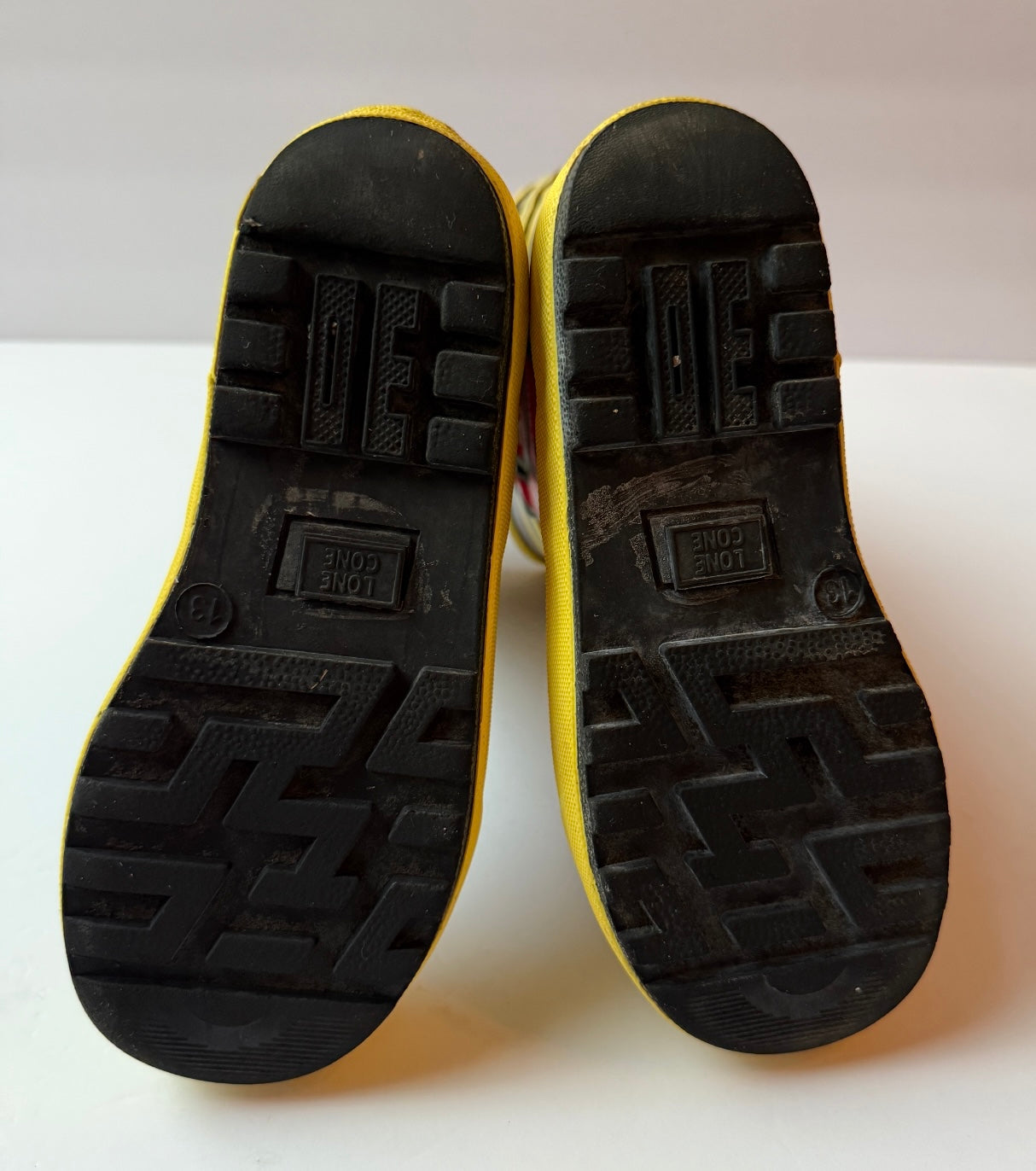 #180 Boys Shoe Size Big Boys 13 Fire Deprtment Lone Cone Rain Boot