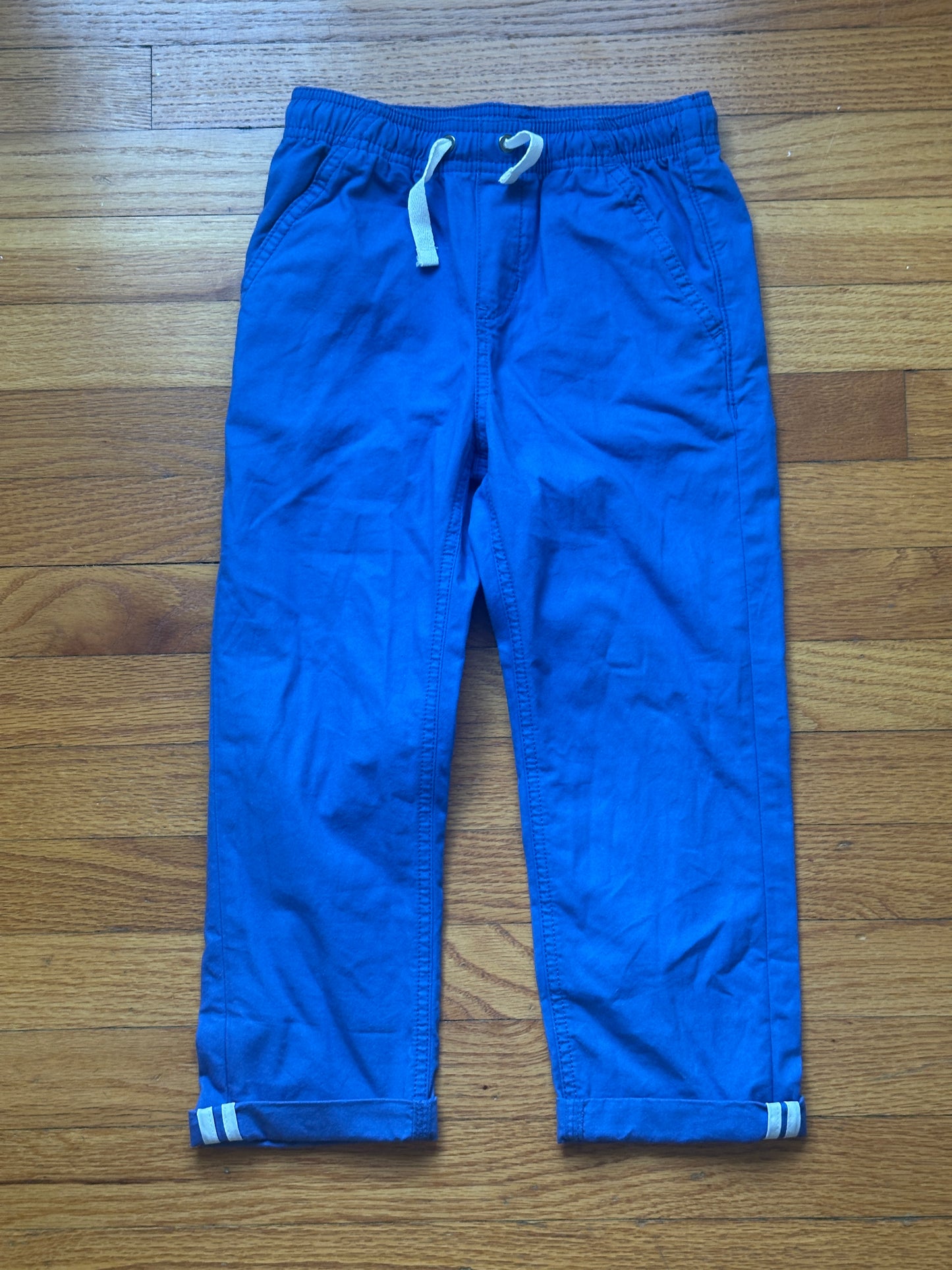 #186 Hanna Andersson Blue Chinos - boys 6-7 (120 cm) - EUC