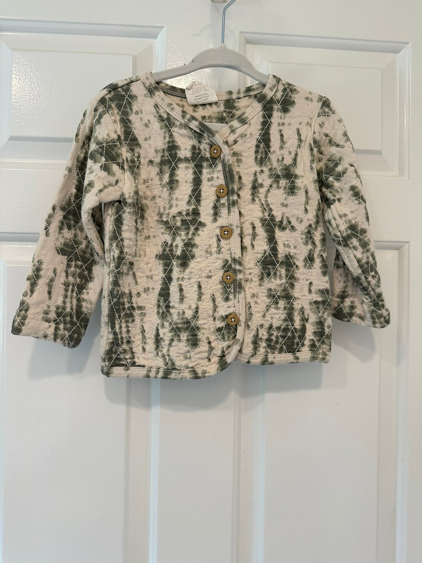 #170 Mrs. Claus Gingerbread Bakery Green Sweatshirt Size 100 (fits like a 2t)