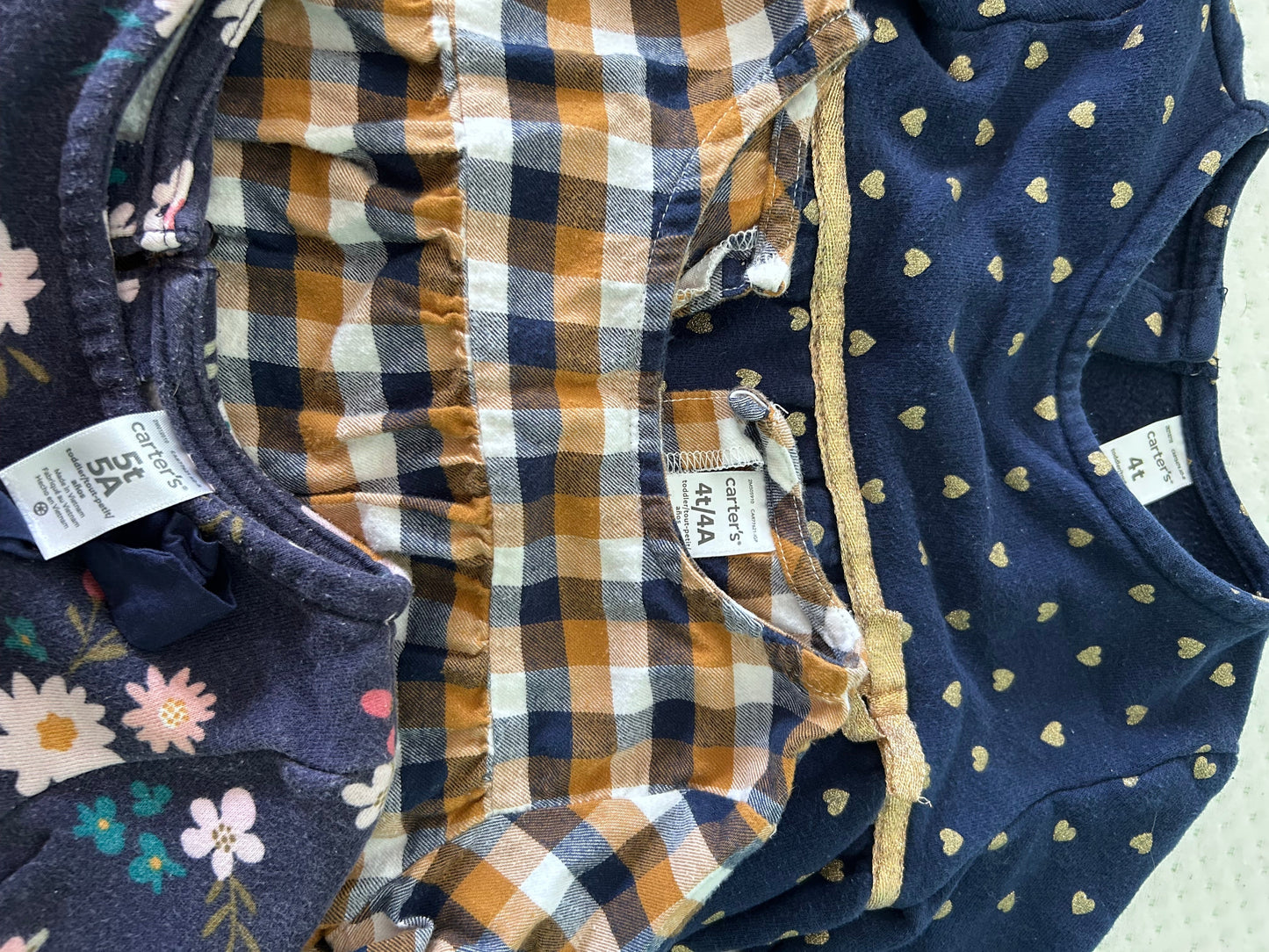 Seller #8 4T girls sweatshirts by Carters (set of 3)