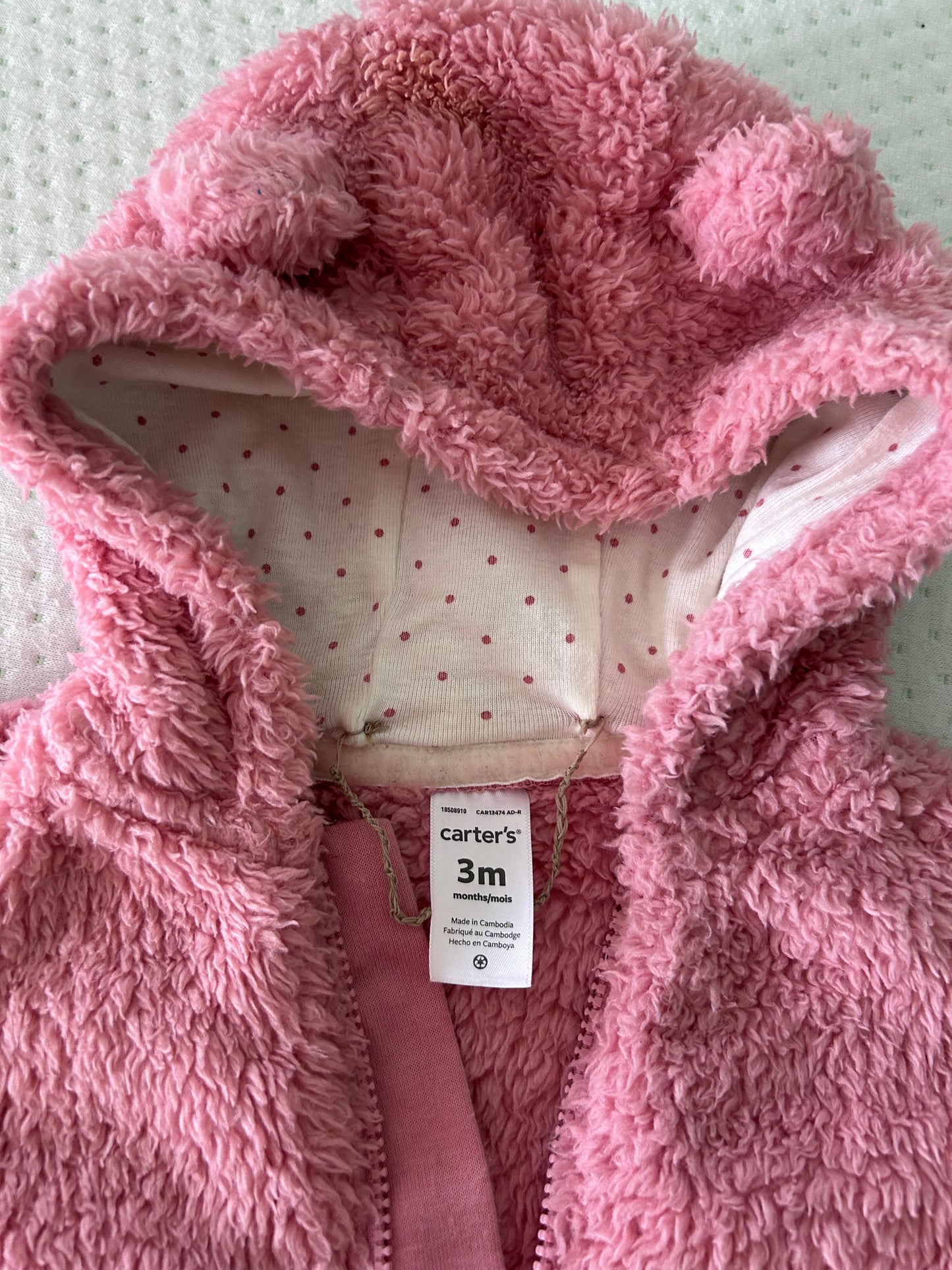Seller #7 girls 3mo winter bunting by Carter’s