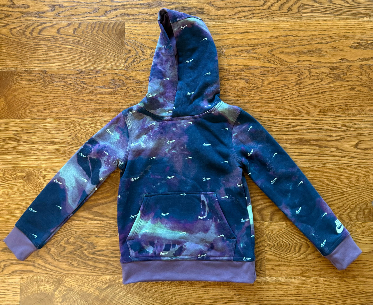 53 - Girls 4/5 Nike Purple and Navy Hoodie NWOT