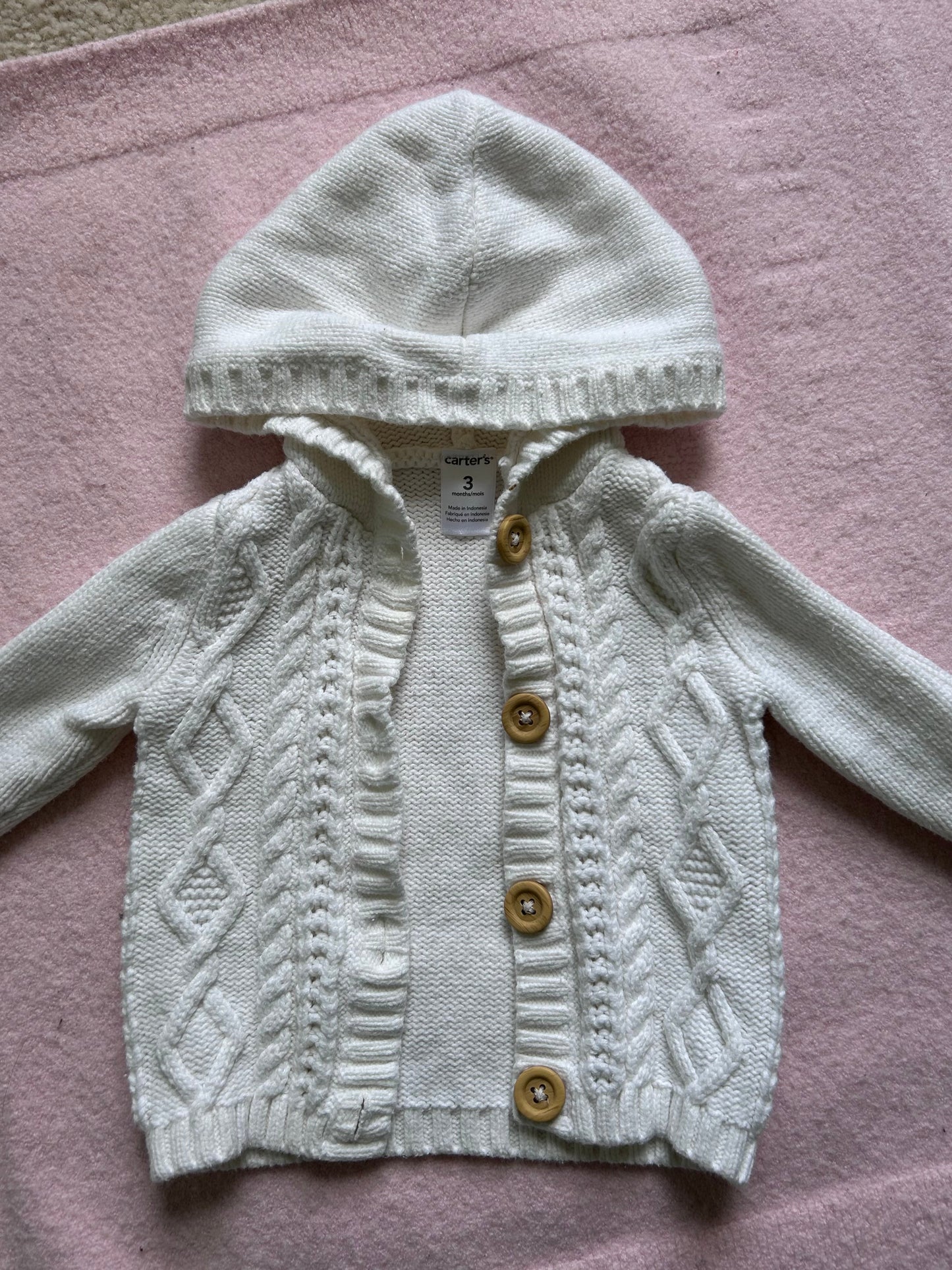 Seller #8 3mo girl sweater by Carters