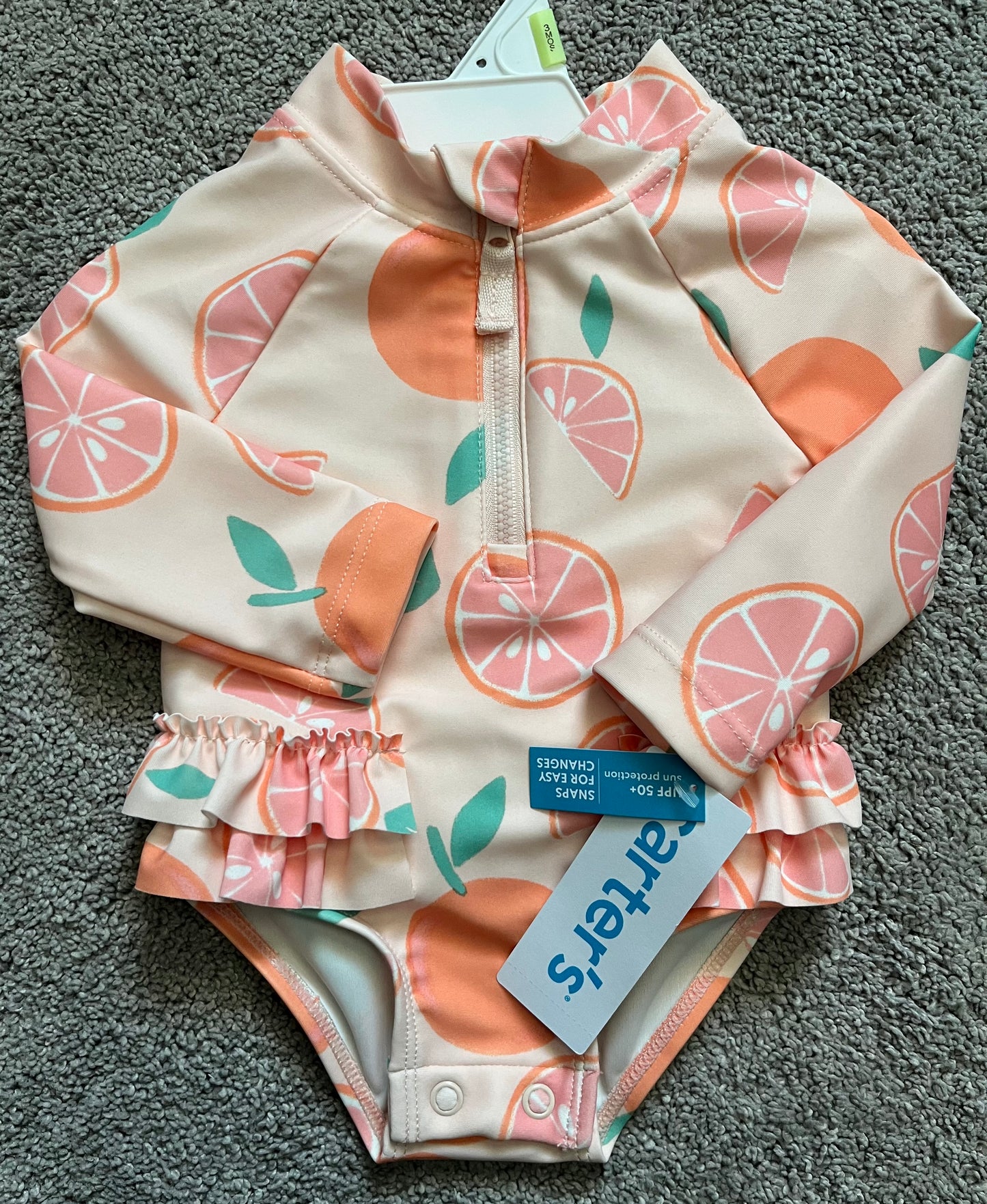 Seller #14 Carter’s one piece swimsuit girls 3 months NEW WITH TAGS