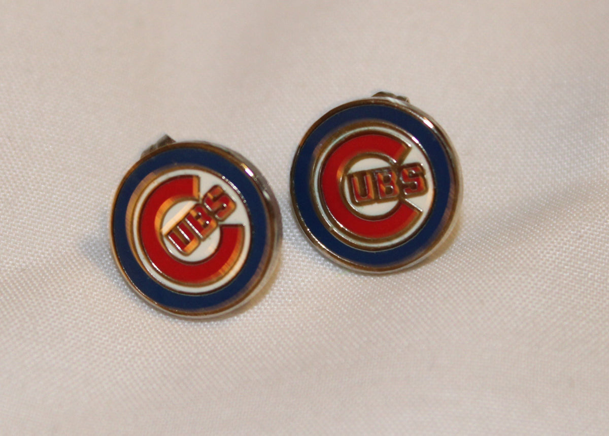 #168 Cubs earrings