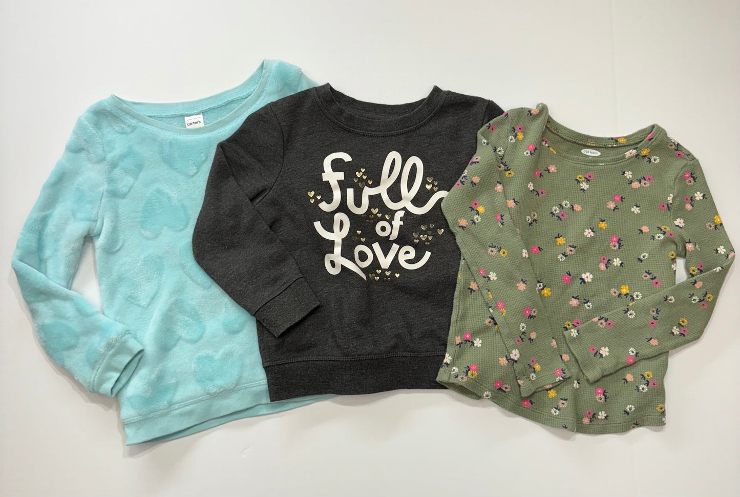 Seller 189 Girls 5T Long Sleeve Top Bundle (3) EUC