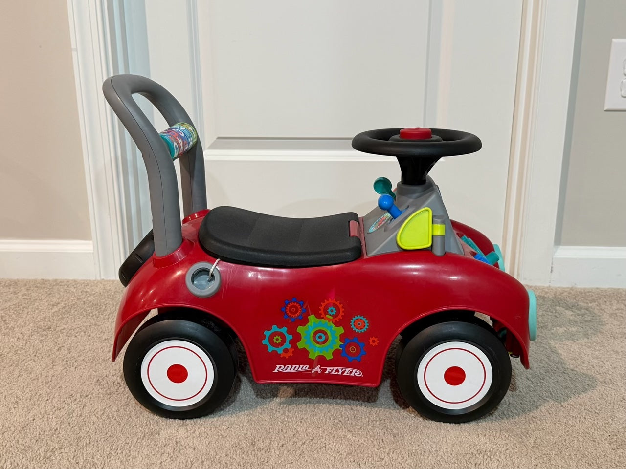 #42 Radio Flyer 3-in-1 Push Walker Ride on Car