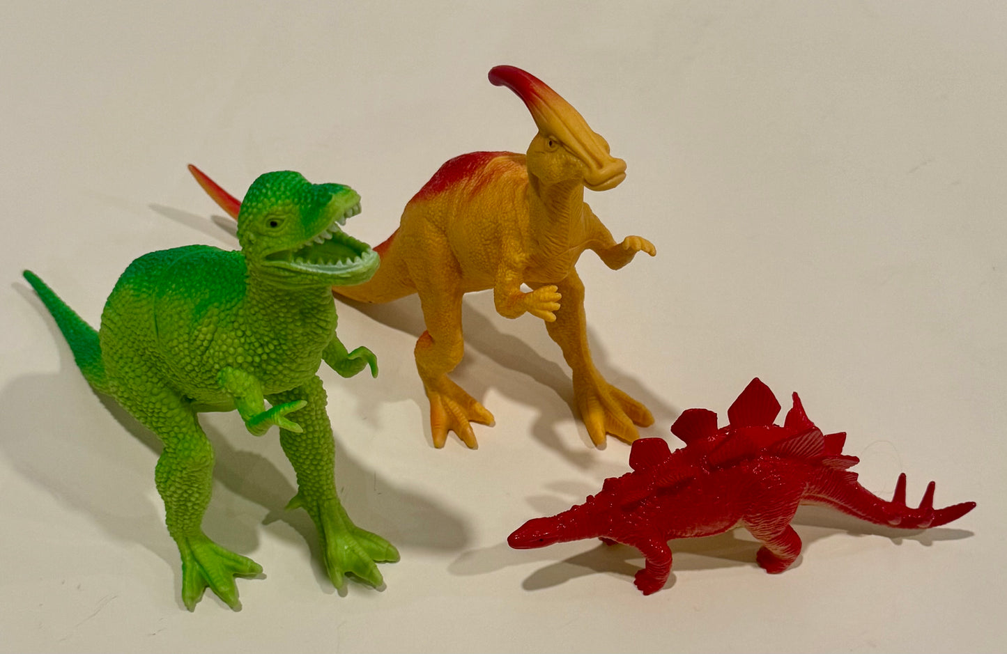 #187 Set of 3 Dinosaur Figures