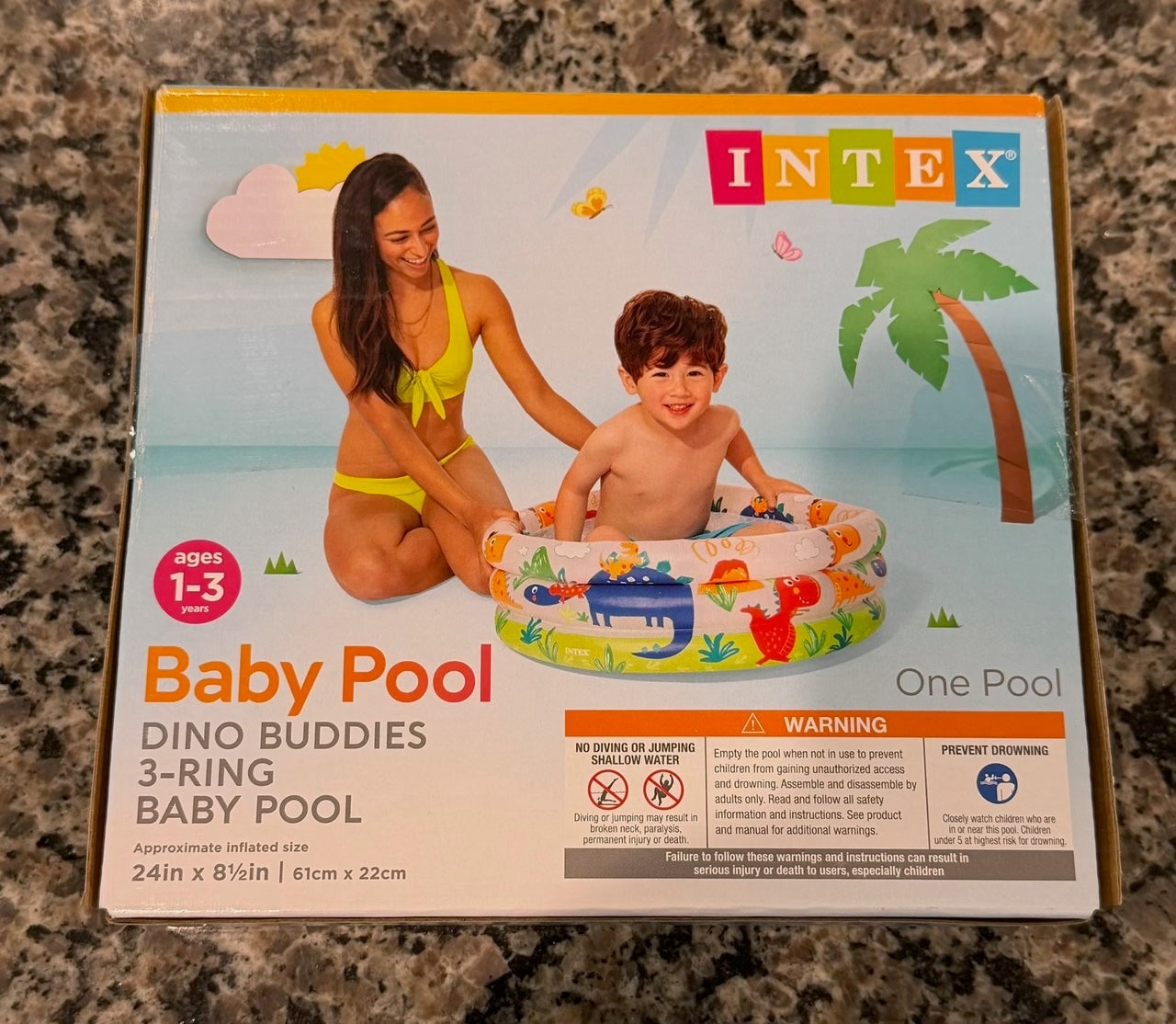 #42 Intex Dinosaur Baby Pool