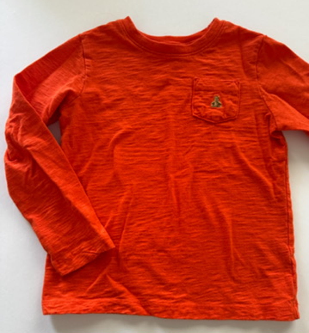 #92 new BOYS GAP orange shirt size 6