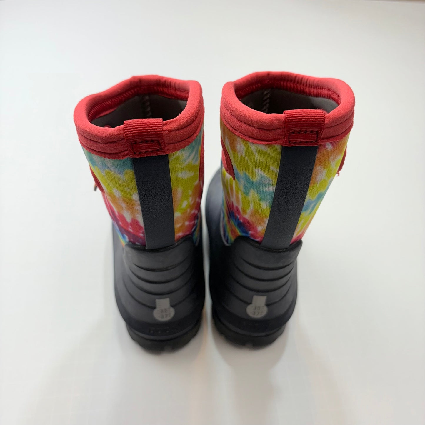 Seller 189 Girls/Boys Toddler Size 9 Bogs Rainbow Tie Dye Neo Classic Boots EUC