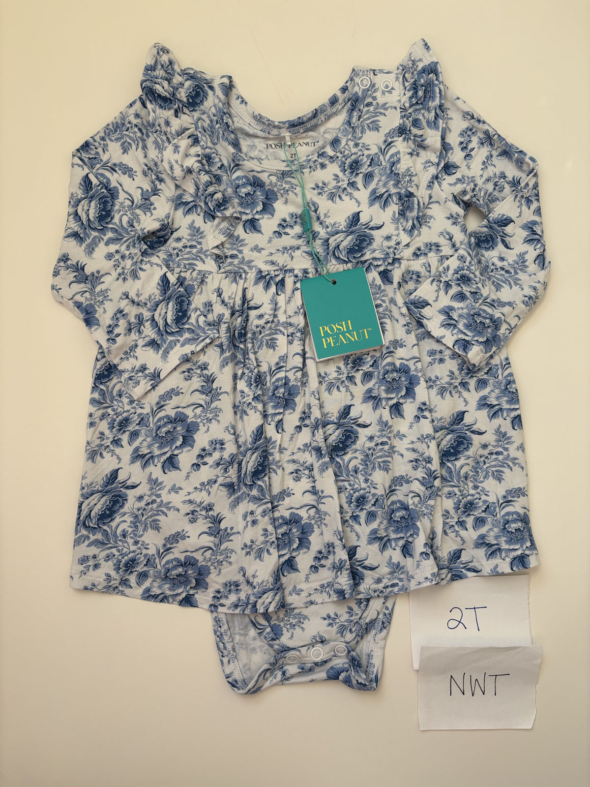 #138 - 2T NWT Bamboo (Posh Peanut) Yve LS Twirl