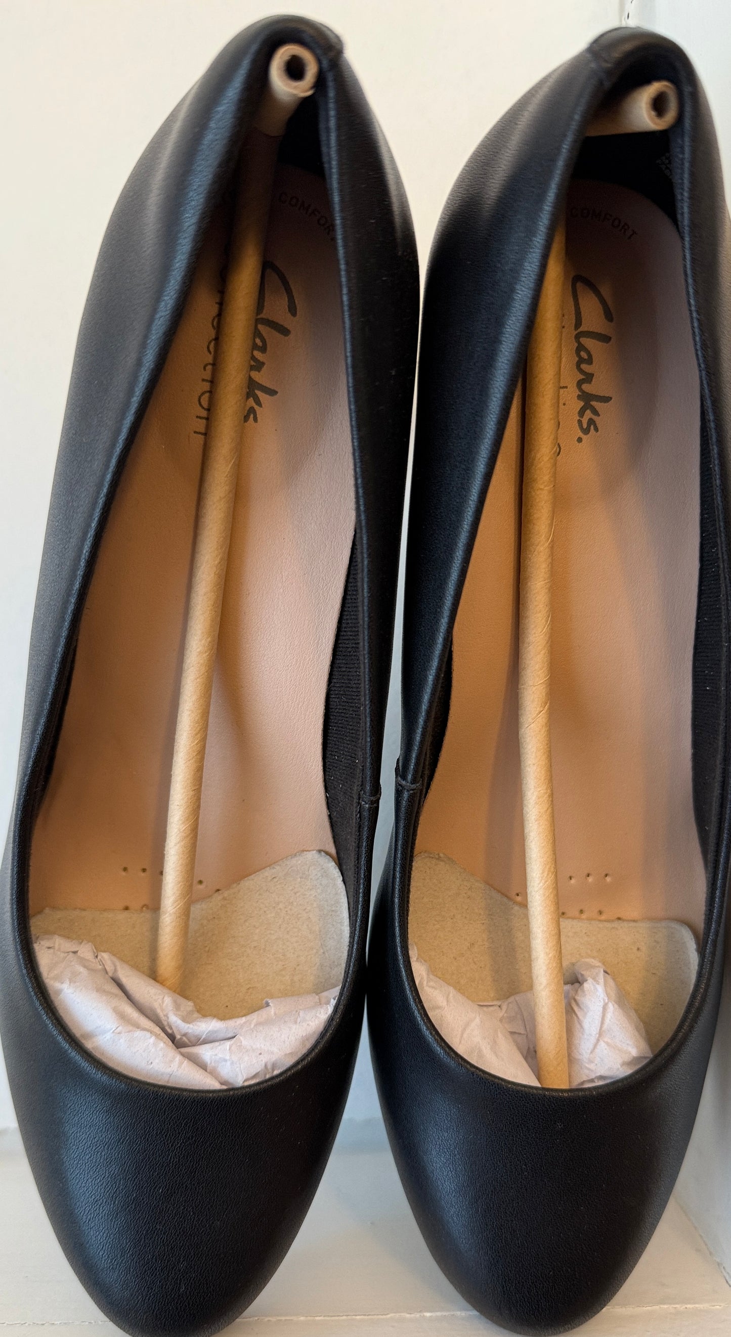 Seller #90_Clarks Women Size 9 Black heel_NWT