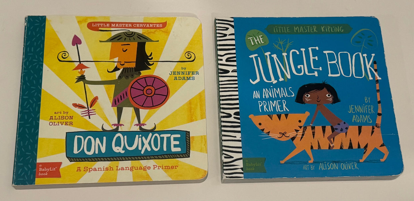 #187 Set of 2 Baby Lit Books