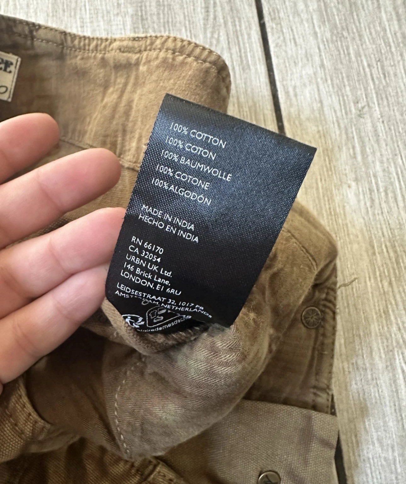 #111 Free People Supersonic Slim Pant Breen Brown Size 0 Womens Barrel Leg Modern