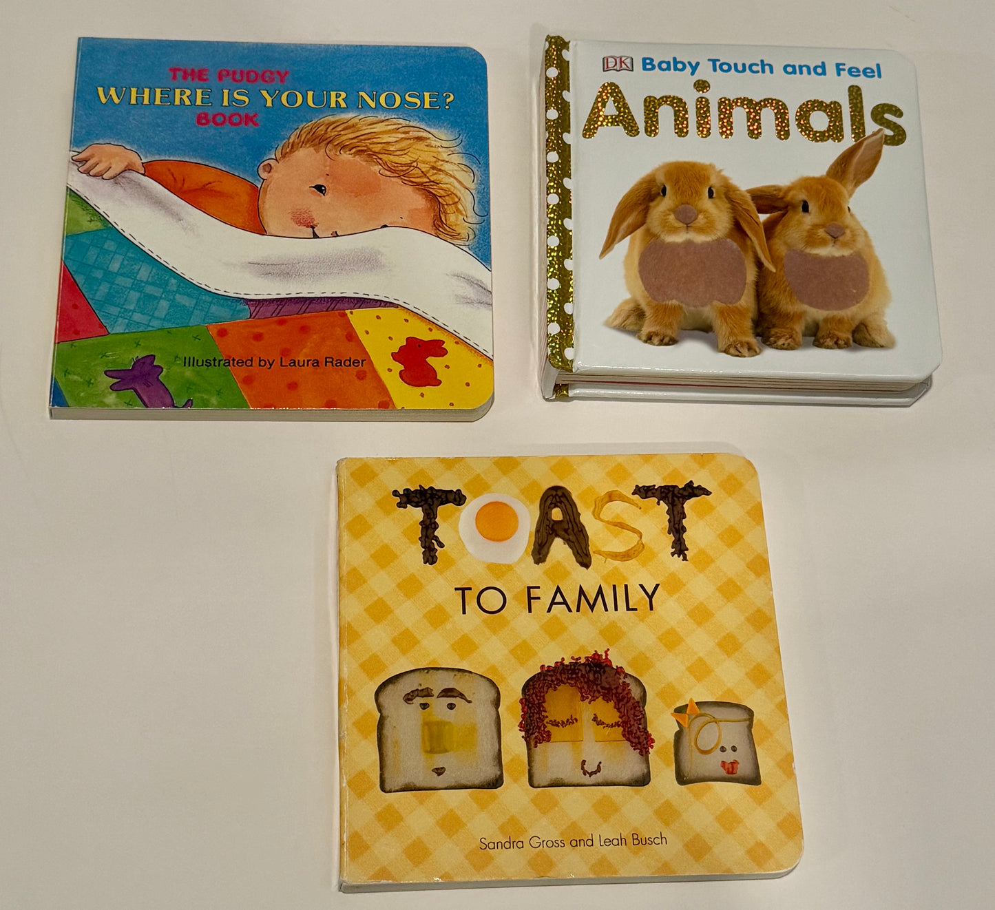 #187 Set of 3 Baby Board Books