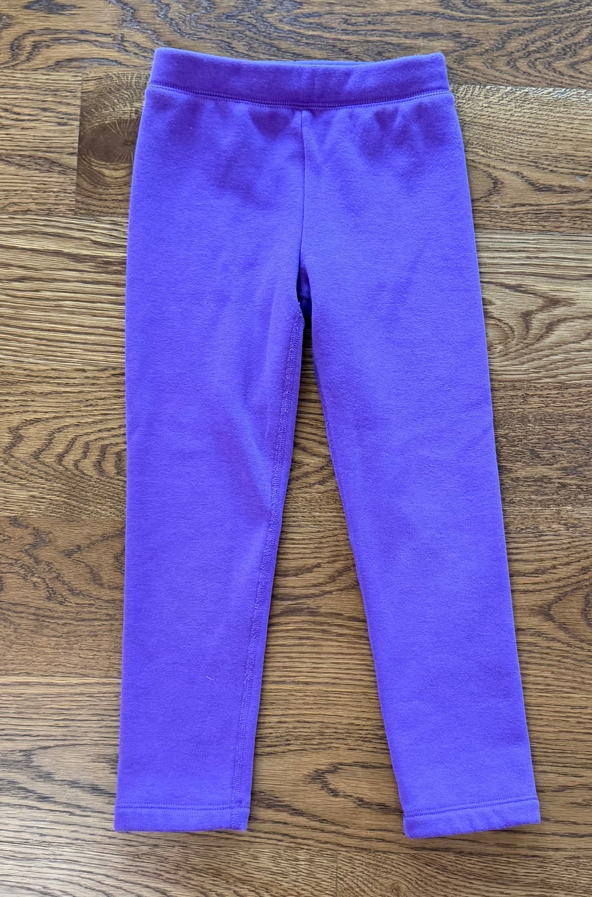 53 - Girls 6 Primary Purple Fleece Lined Pants