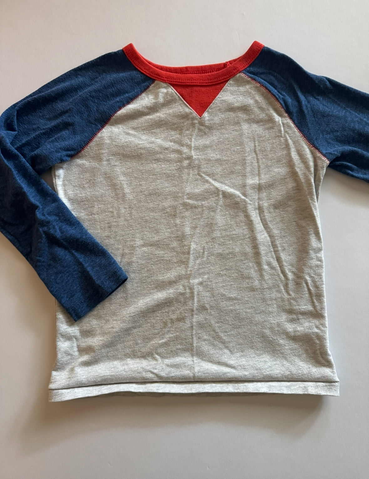 REDUCED # 92 boys 5 t long sleeve blue gray baseball old navy