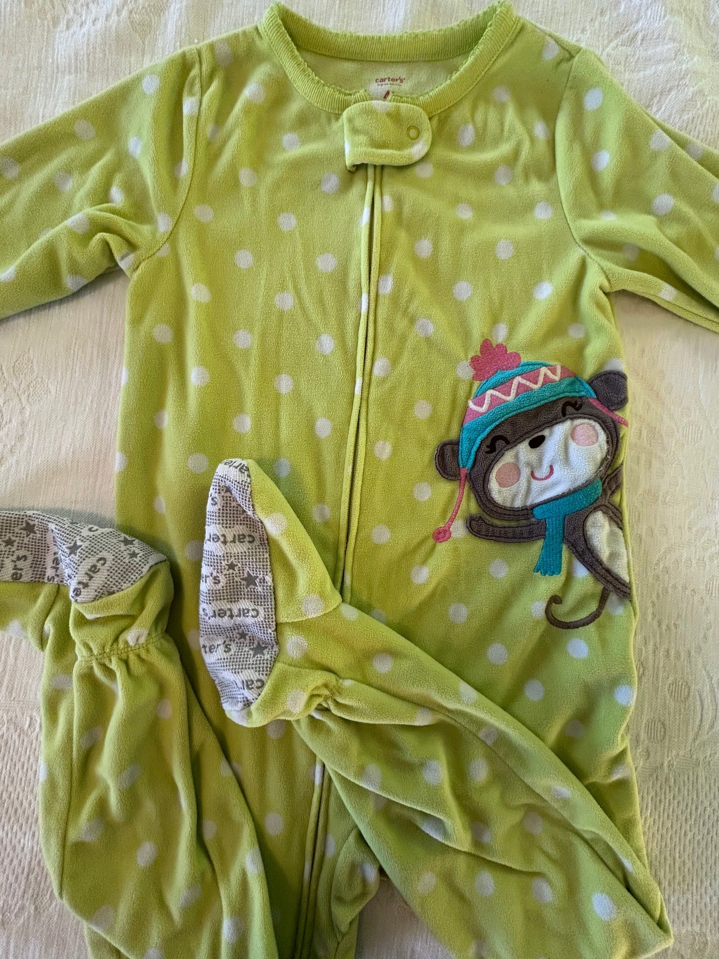 Seller #8 carters 4T fleece footed pj