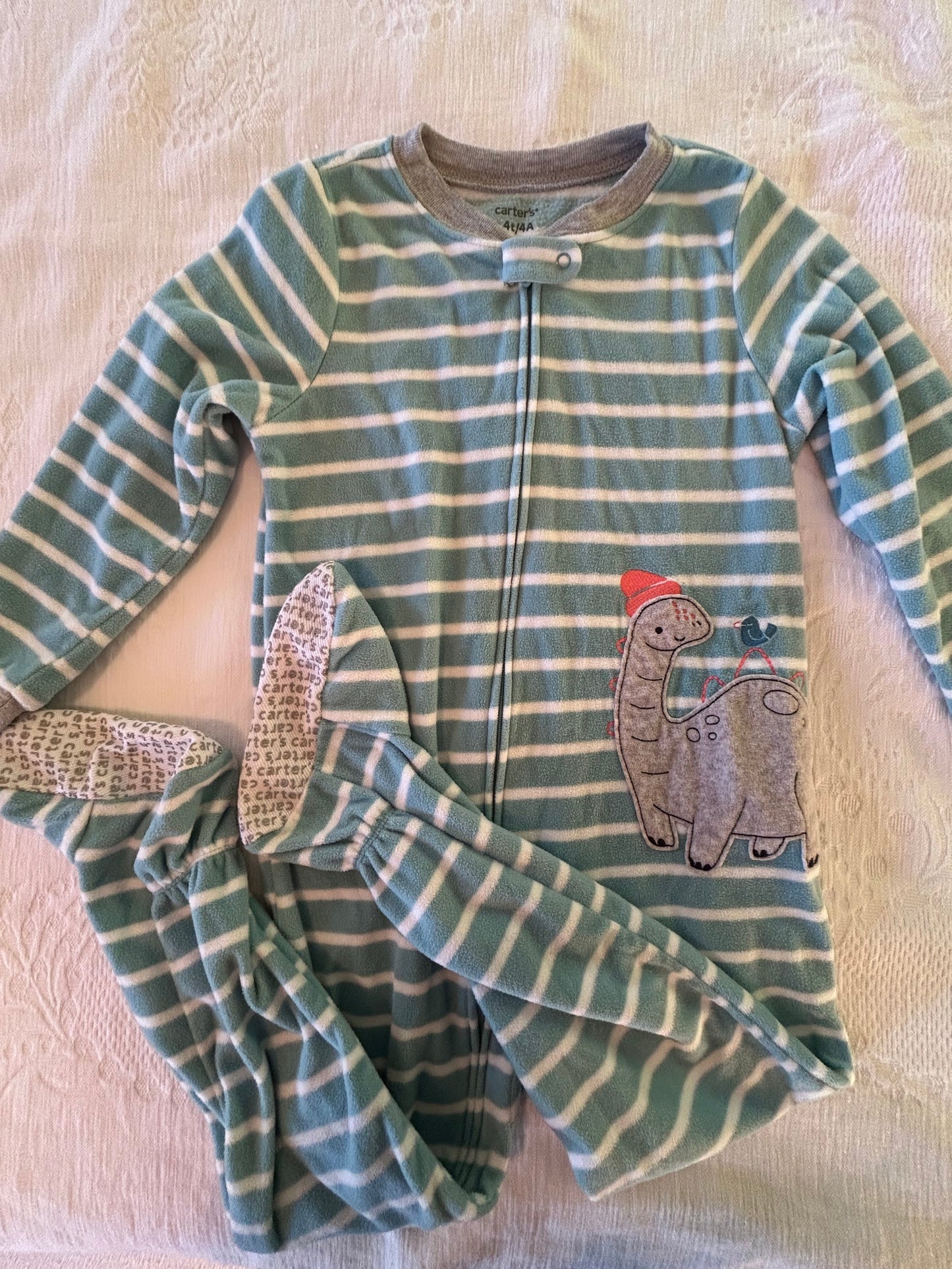 Seller #8 carters 4T fleece footed pj