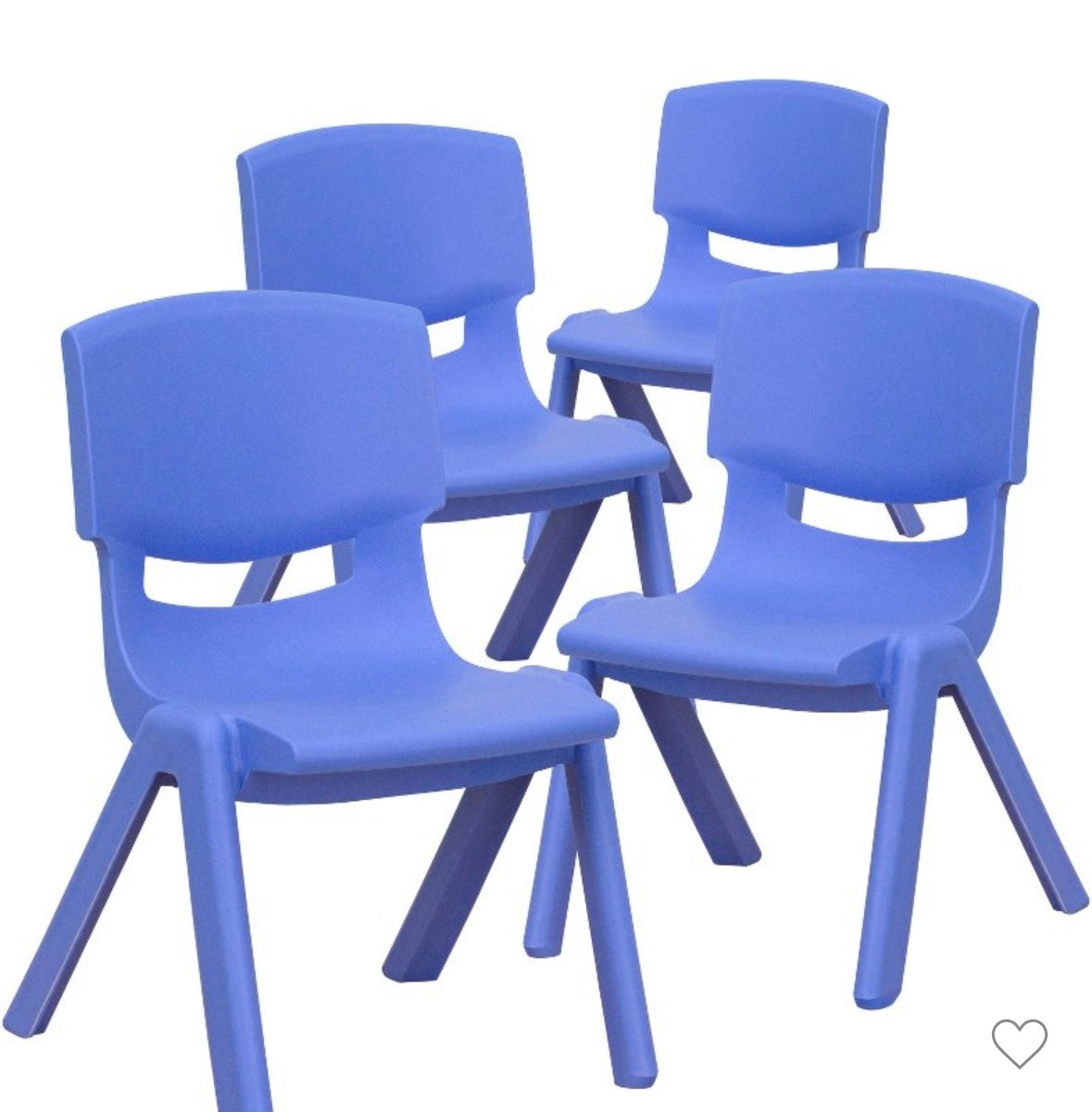 #156 Set of 4 toddler or child stacking chairs