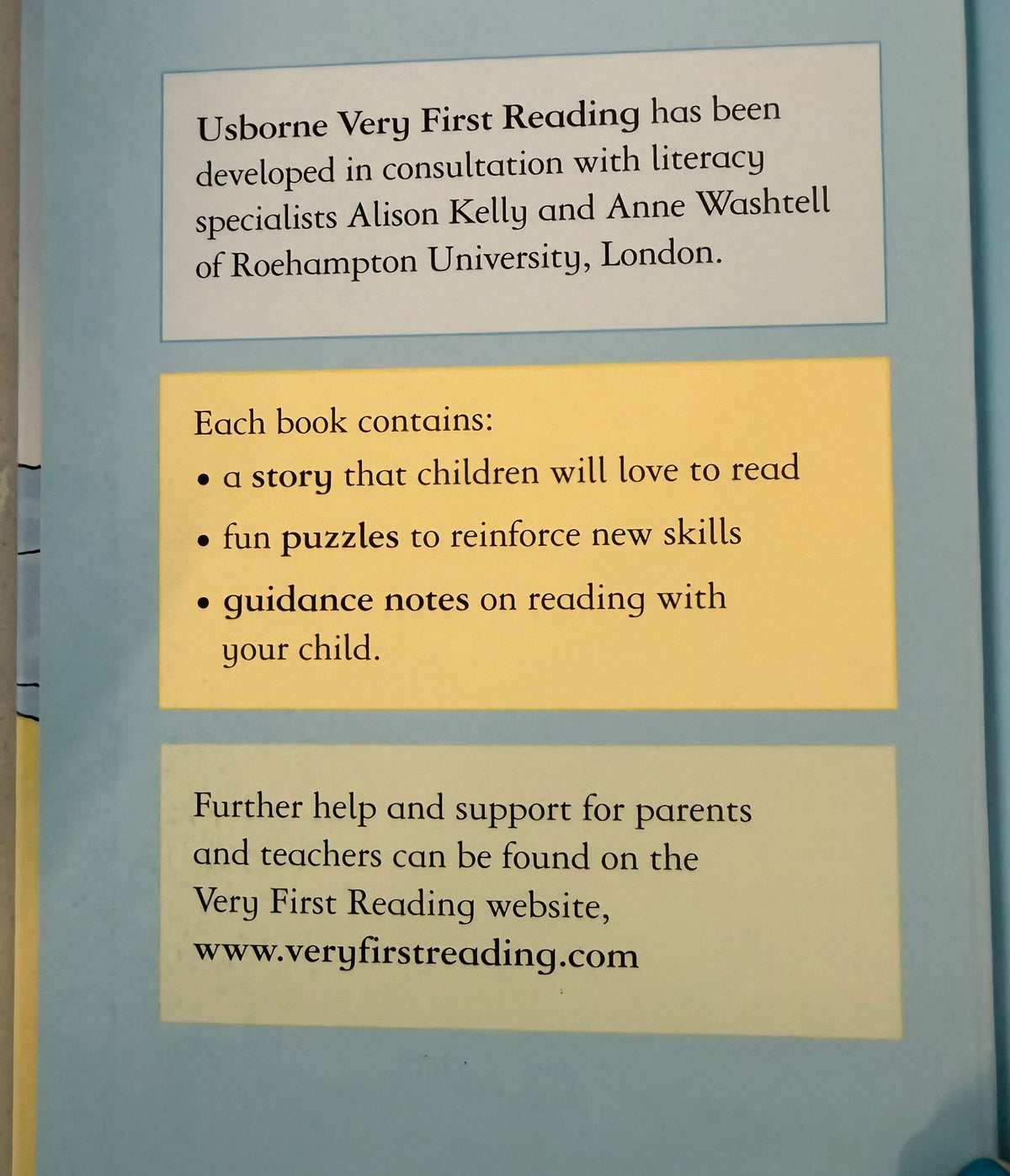 53 - Usborne Very First Reading Series, Books 1-15 - See Photos