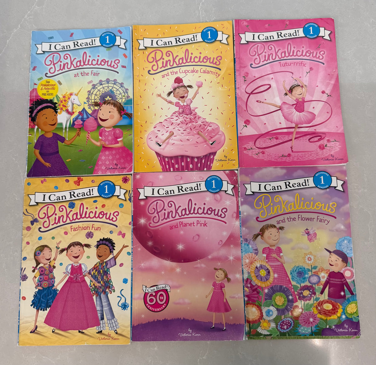 53 - Pinkalicious - I Can Read Level 1, 6 Book Bundle