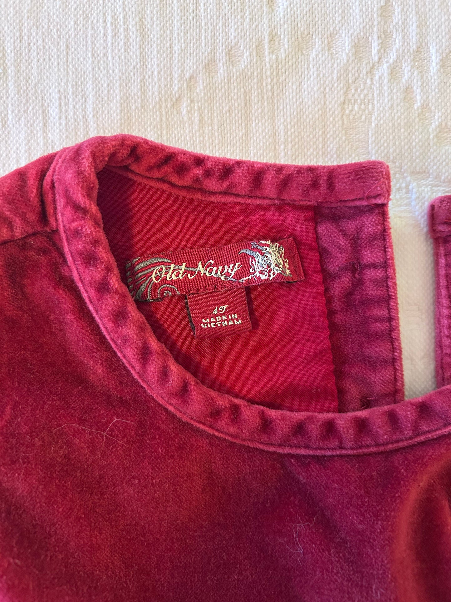 Seller #7 4t velvet dress worn once