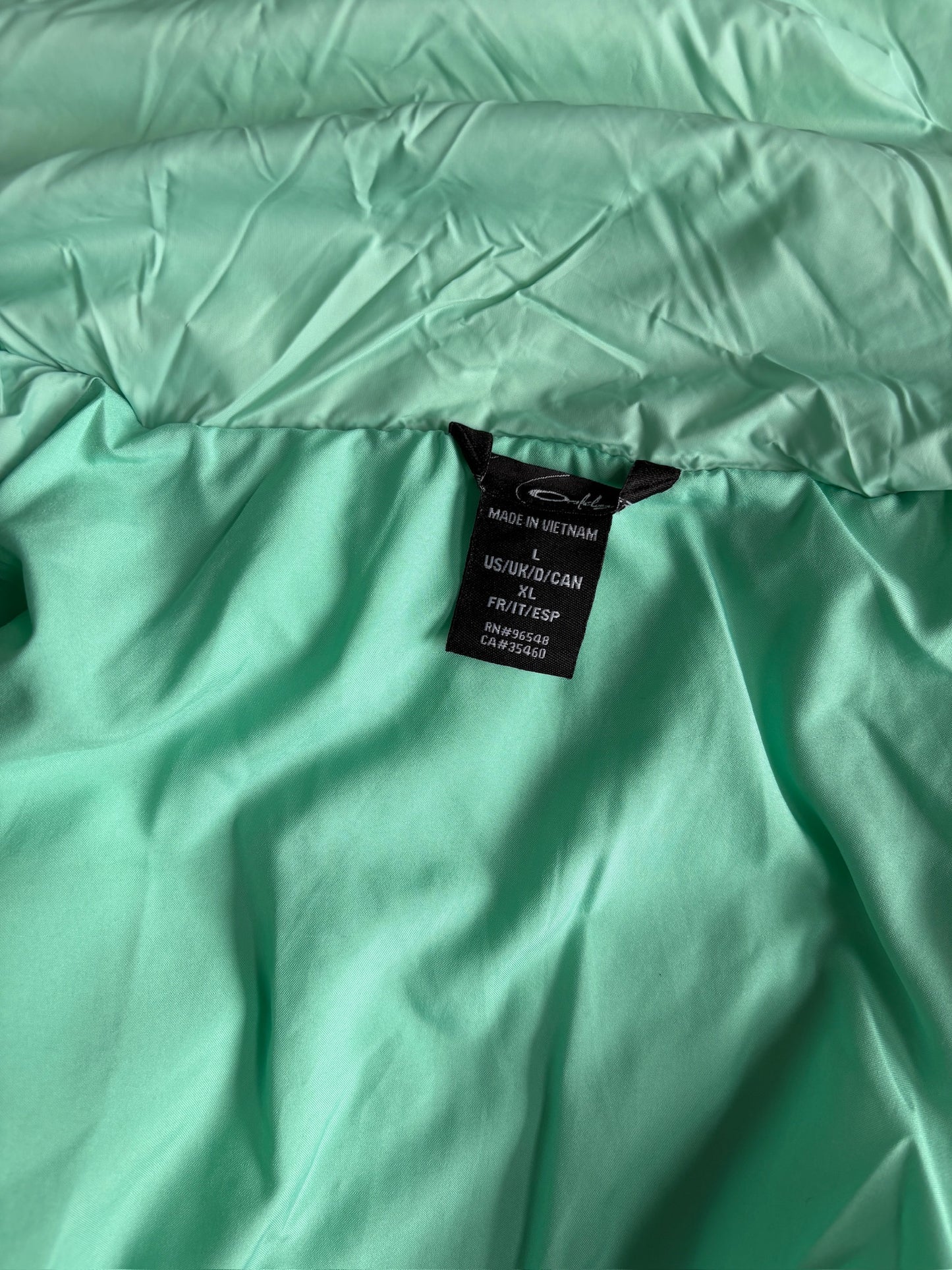 Seller #105 - Large Women's Oakley Turquoise Winter Jacket GUC