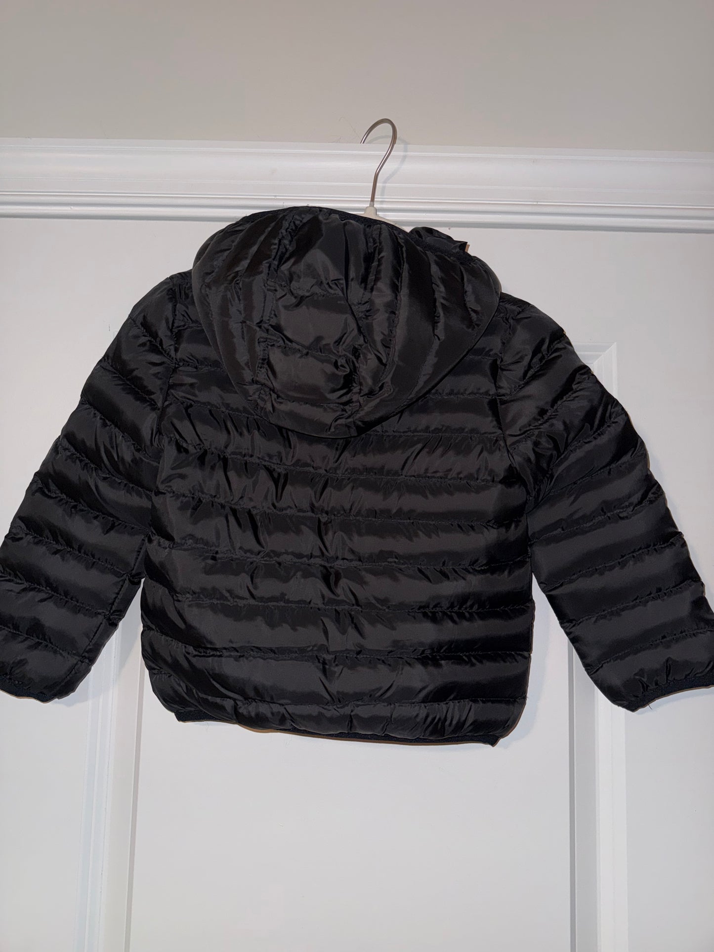 #106: 2/3 Class Club Black Puffer Coat NWOT