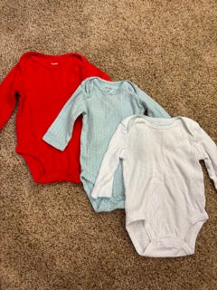 #47 girls 3mo carters onesies