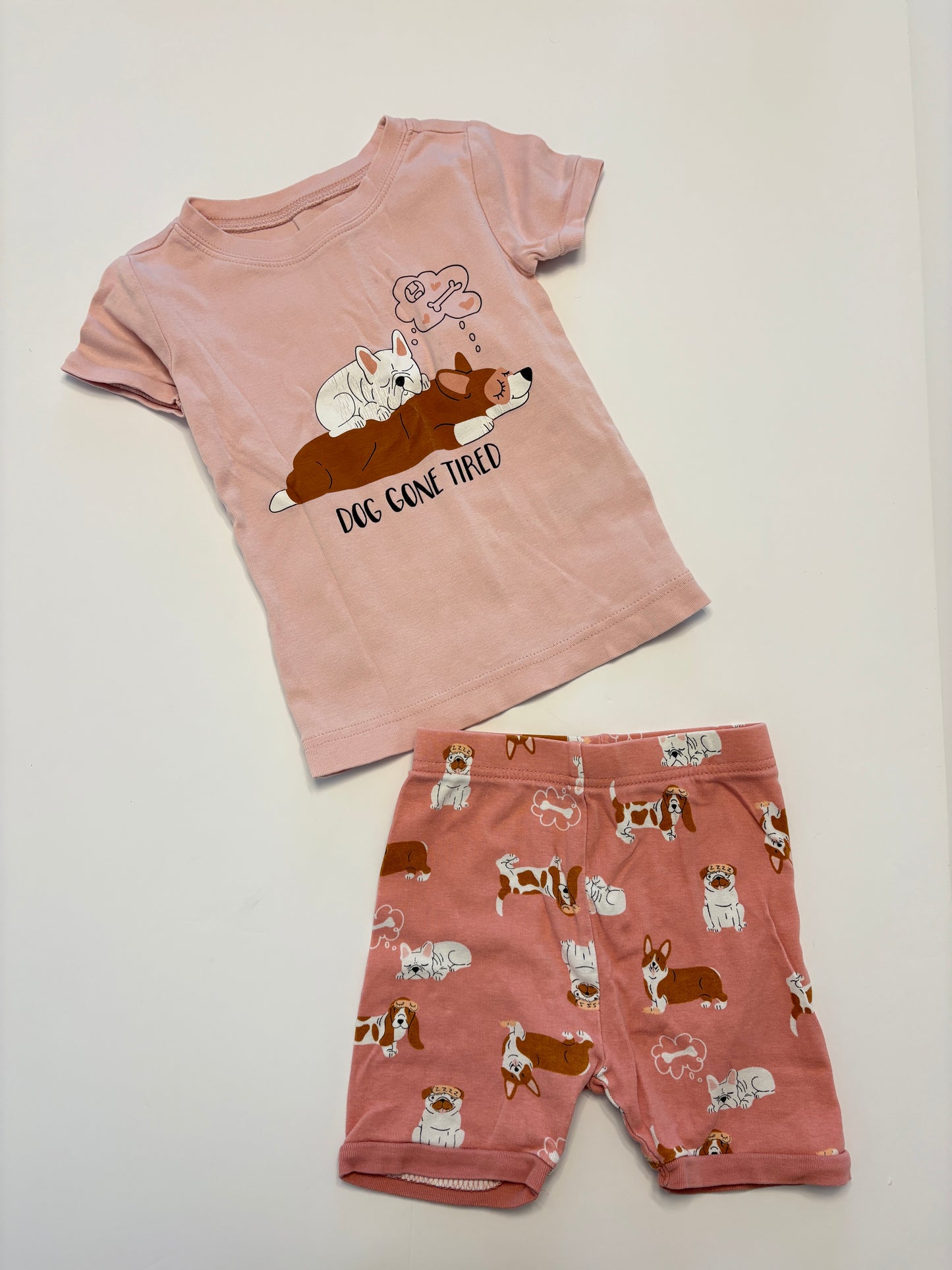 #121 Girls 3T Old Navy shorts pajamas, VGUC