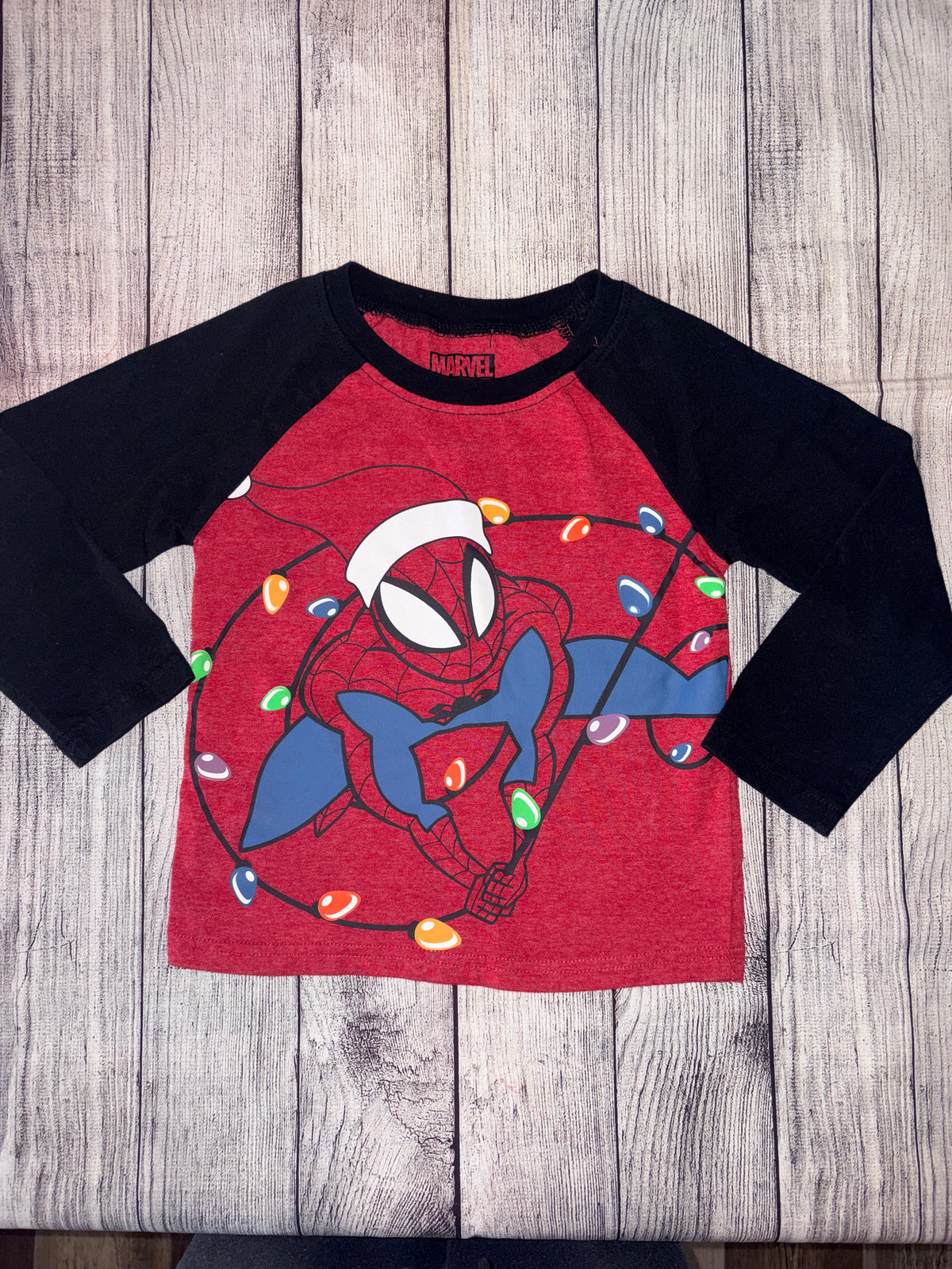 Seller 124 Marvel 4T Boys Spiderman Christmas Long Sleeve
