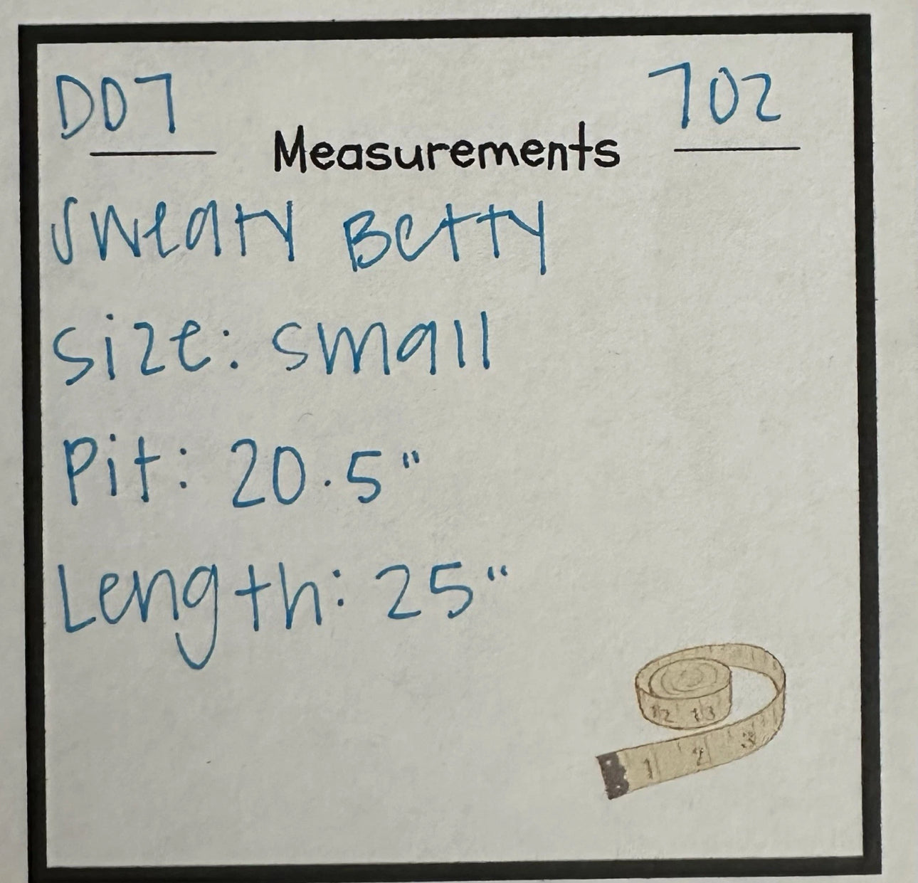 #111 Sweaty Betty Lightweight Activewear Long Sleeve Top Size Small Light Blue