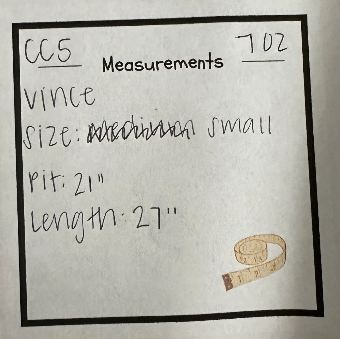 #111 Vince Grey and Navy Striped V Neck Cotton Knit Sweater Size Small Womens