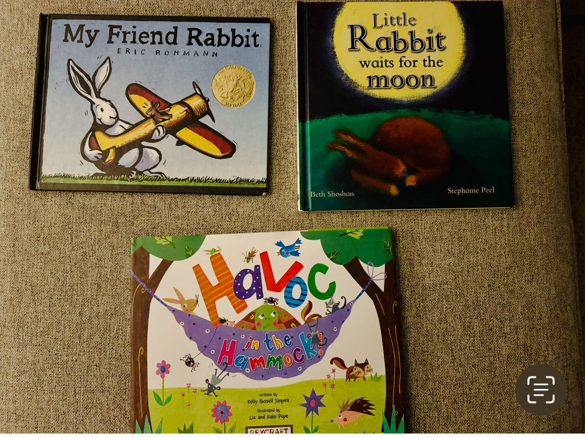 REDUCED #92 Hardcover rabbit and animal books