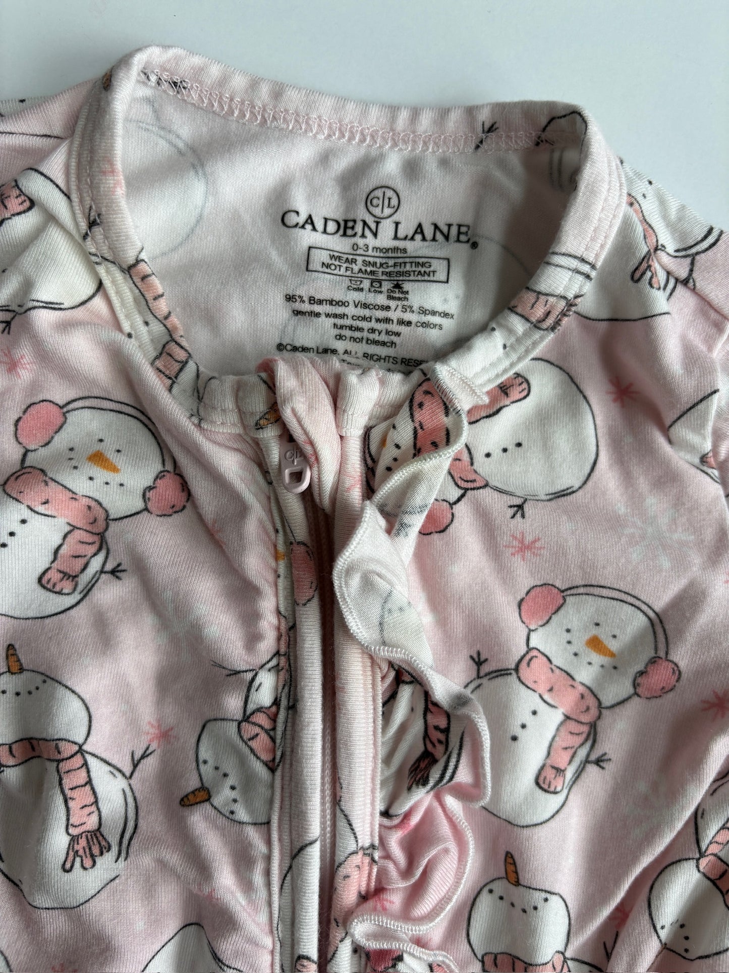Seller #105 - Size 0-3M Girls Caden Lane Bamboo Zippy GUC to VGUC