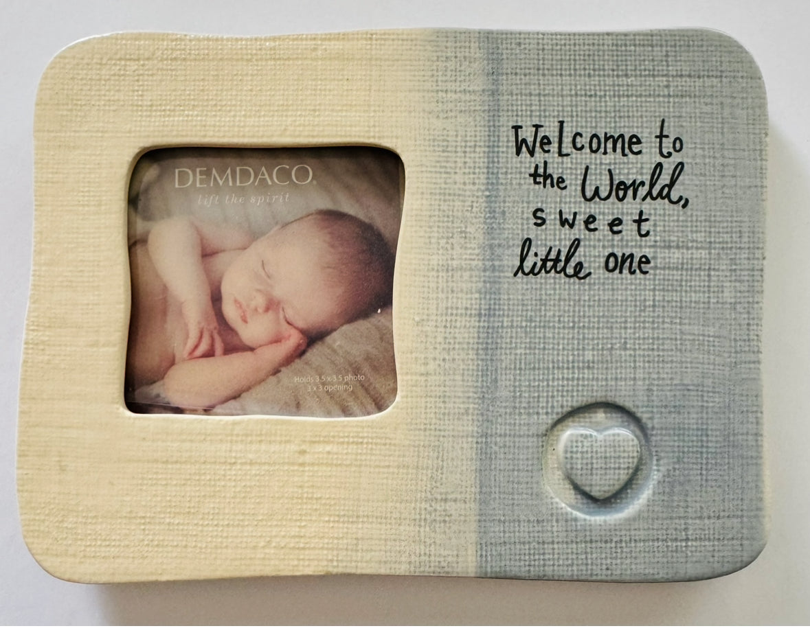 REDUCED # 92 baby picture frame