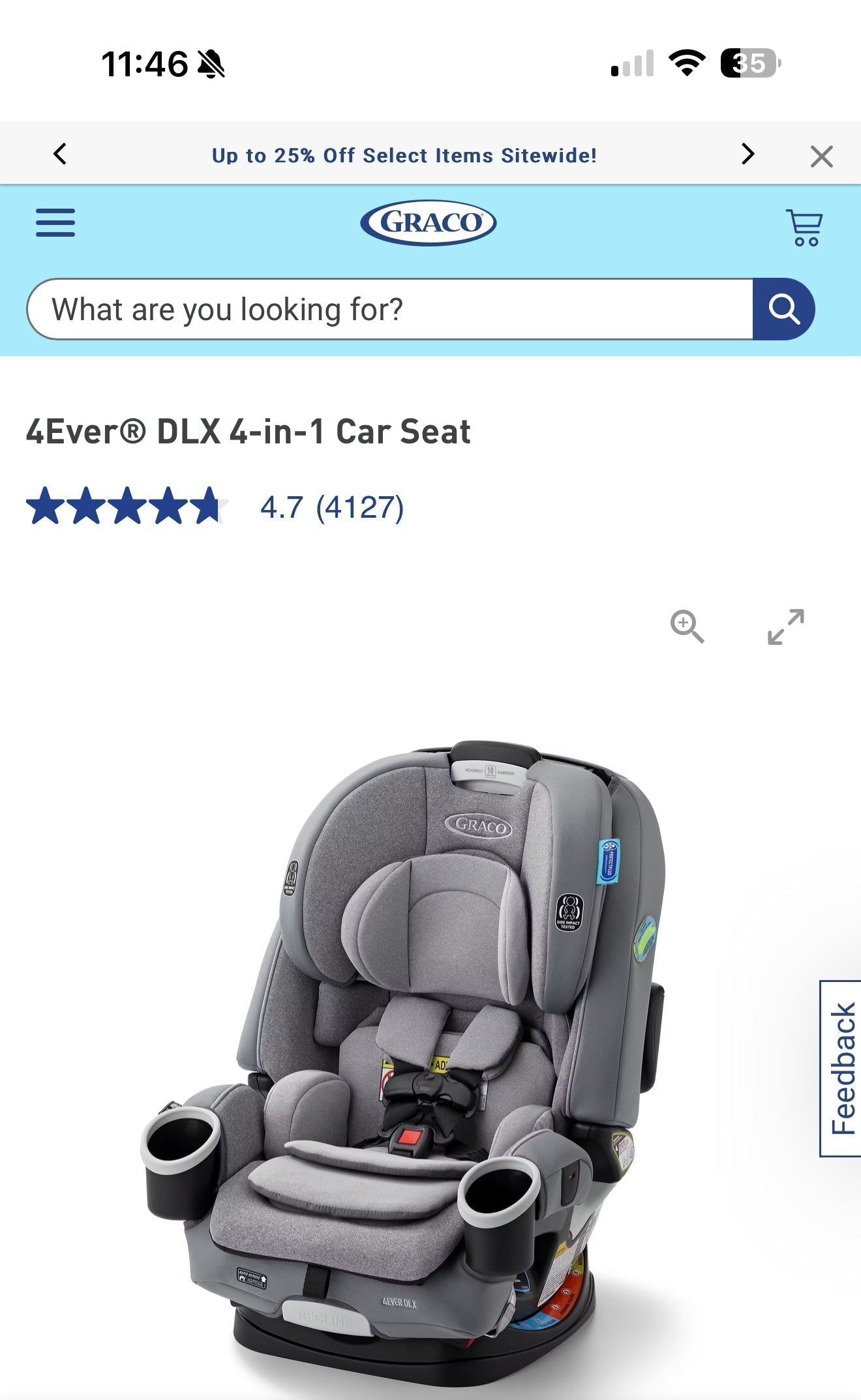 #180 Graco 4Ever Deluxe 2 of 2 available