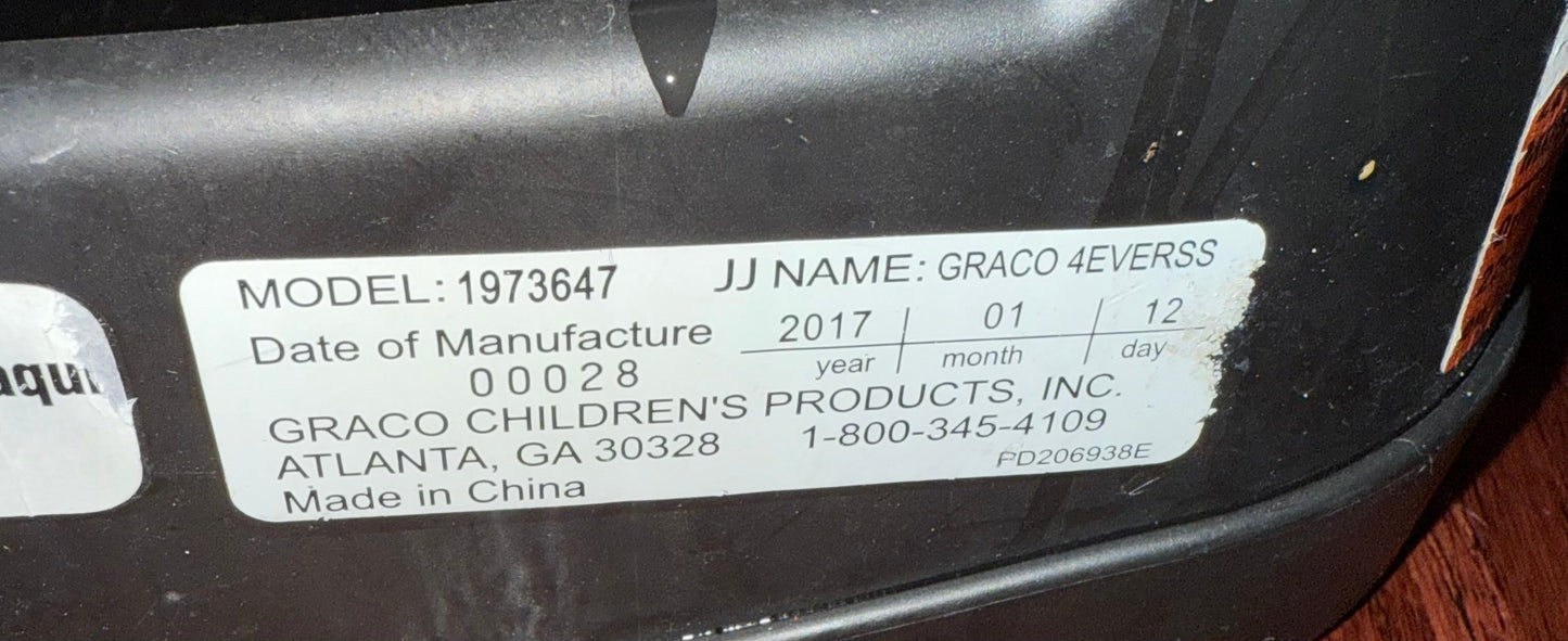 #180 Graco 4Ever Deluxe Gray 1 of 2 available