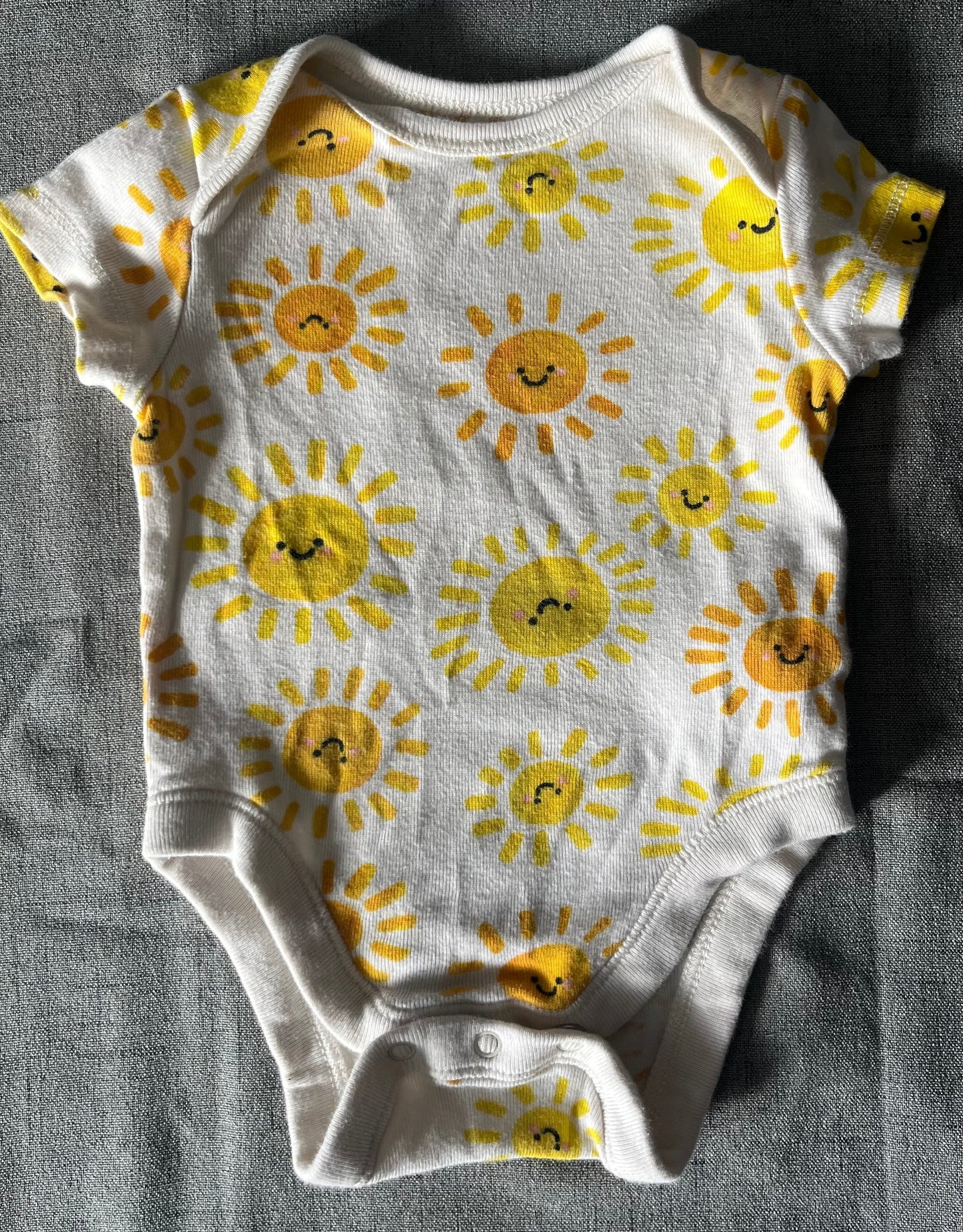 Seller #14 Old Navy sunshine onesie gender neutral size 0-3 months