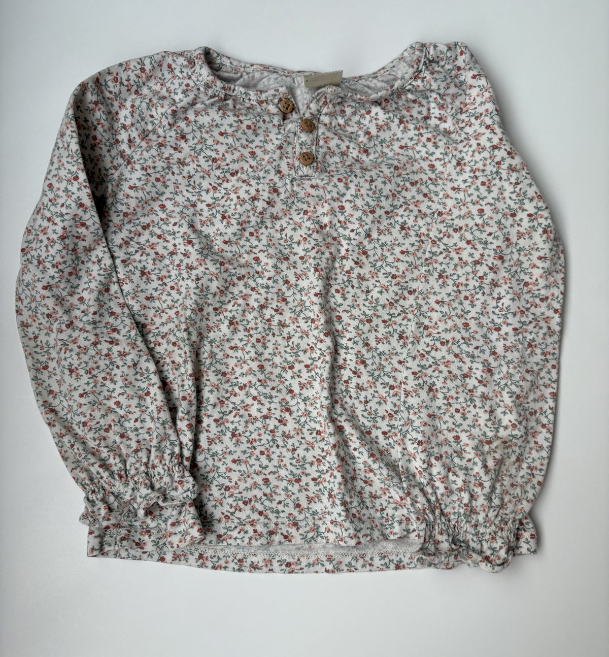 Seller #177 Girls 4T Osh Kosh Floral Shirt