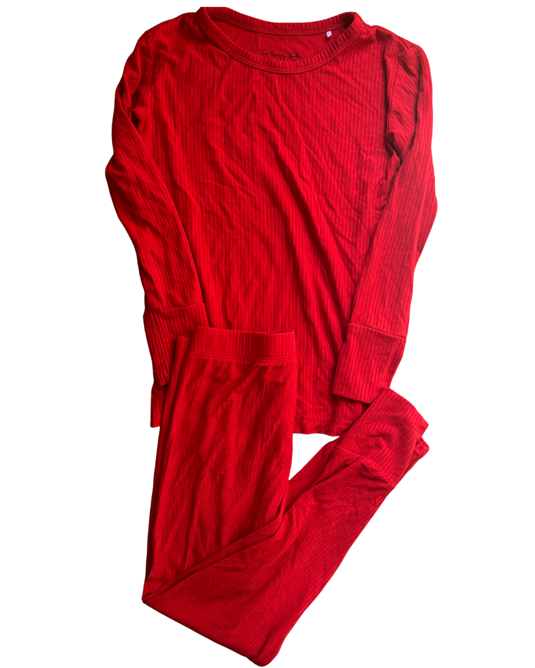 Seller #134 The Sleepy Sloth Red Pajamas Boys 4T