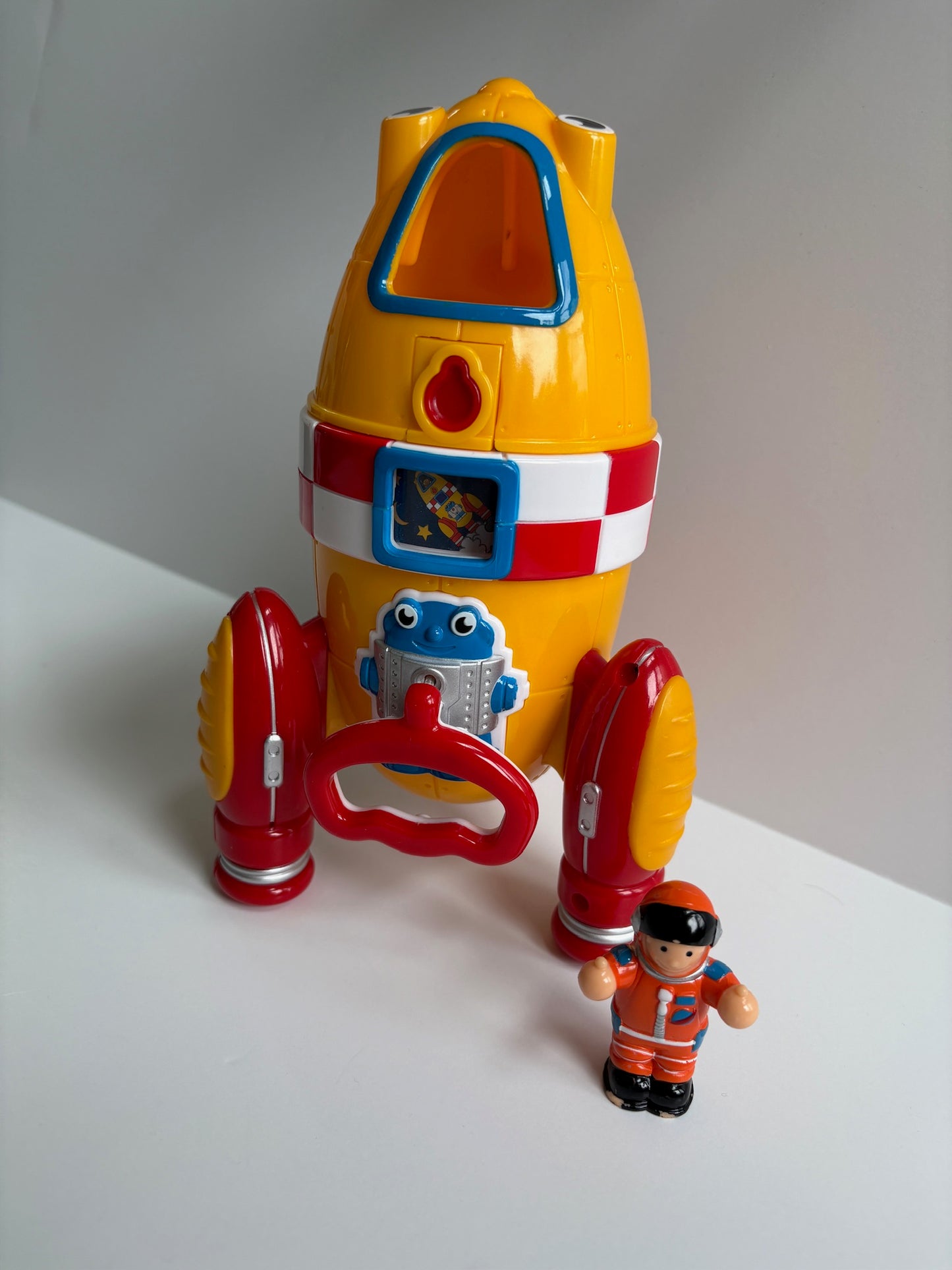 Seller #105 - Toy Rocket with Tiny Astronaut GUC