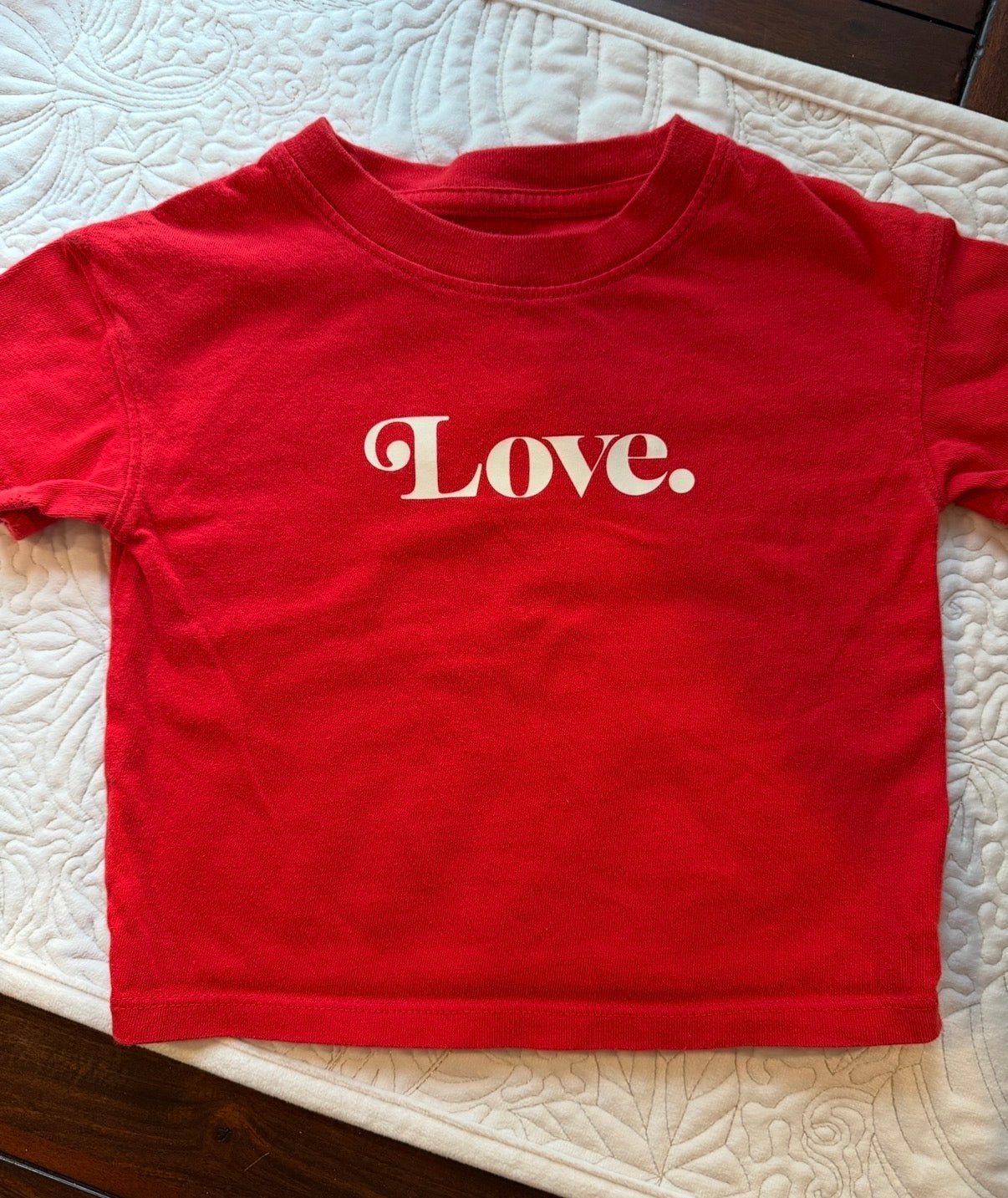 #51 NEW Cat & Jack Love Shirt 12M