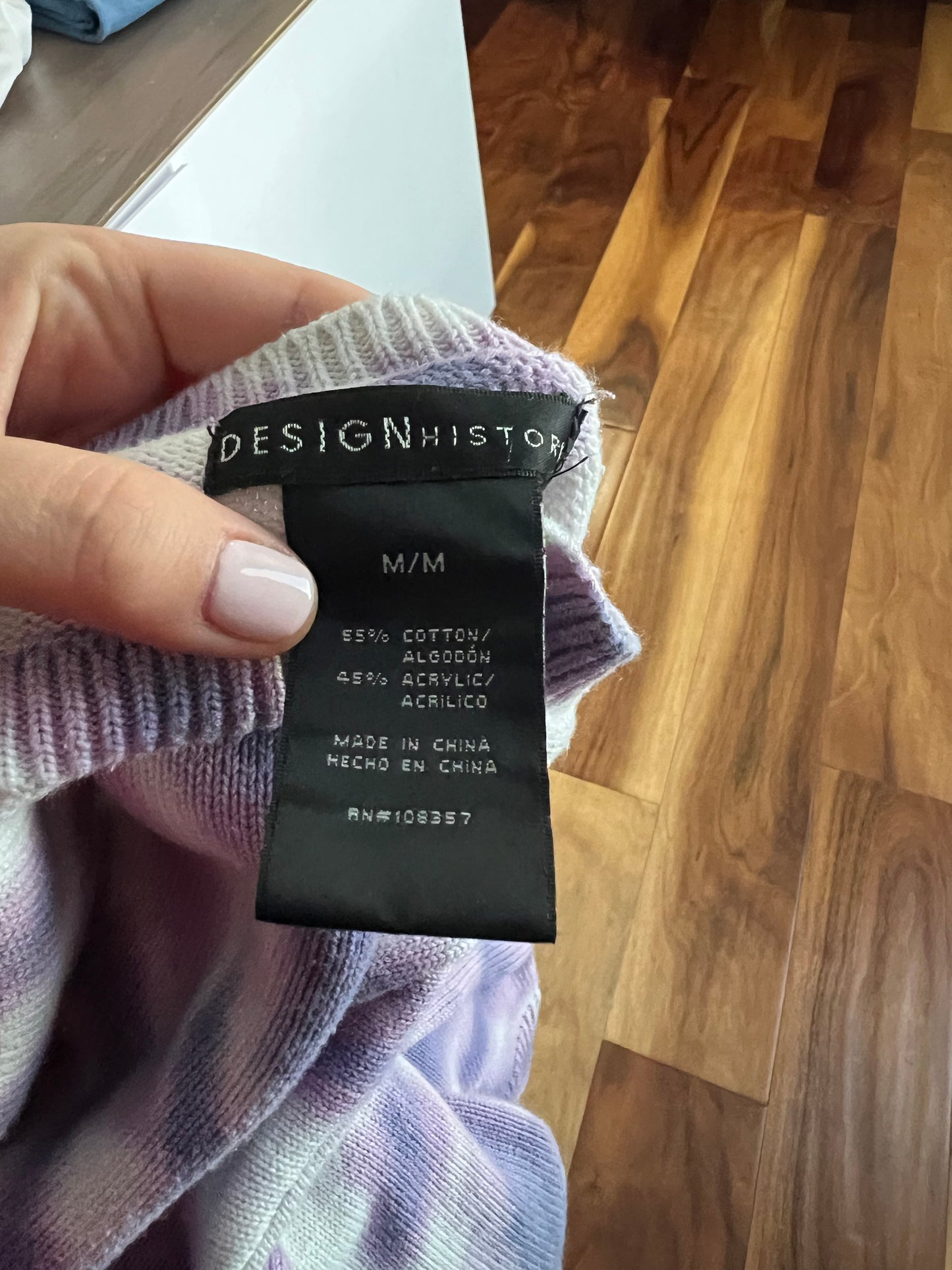 Seller 130 Women’s Medium purple knit sweater - GUC