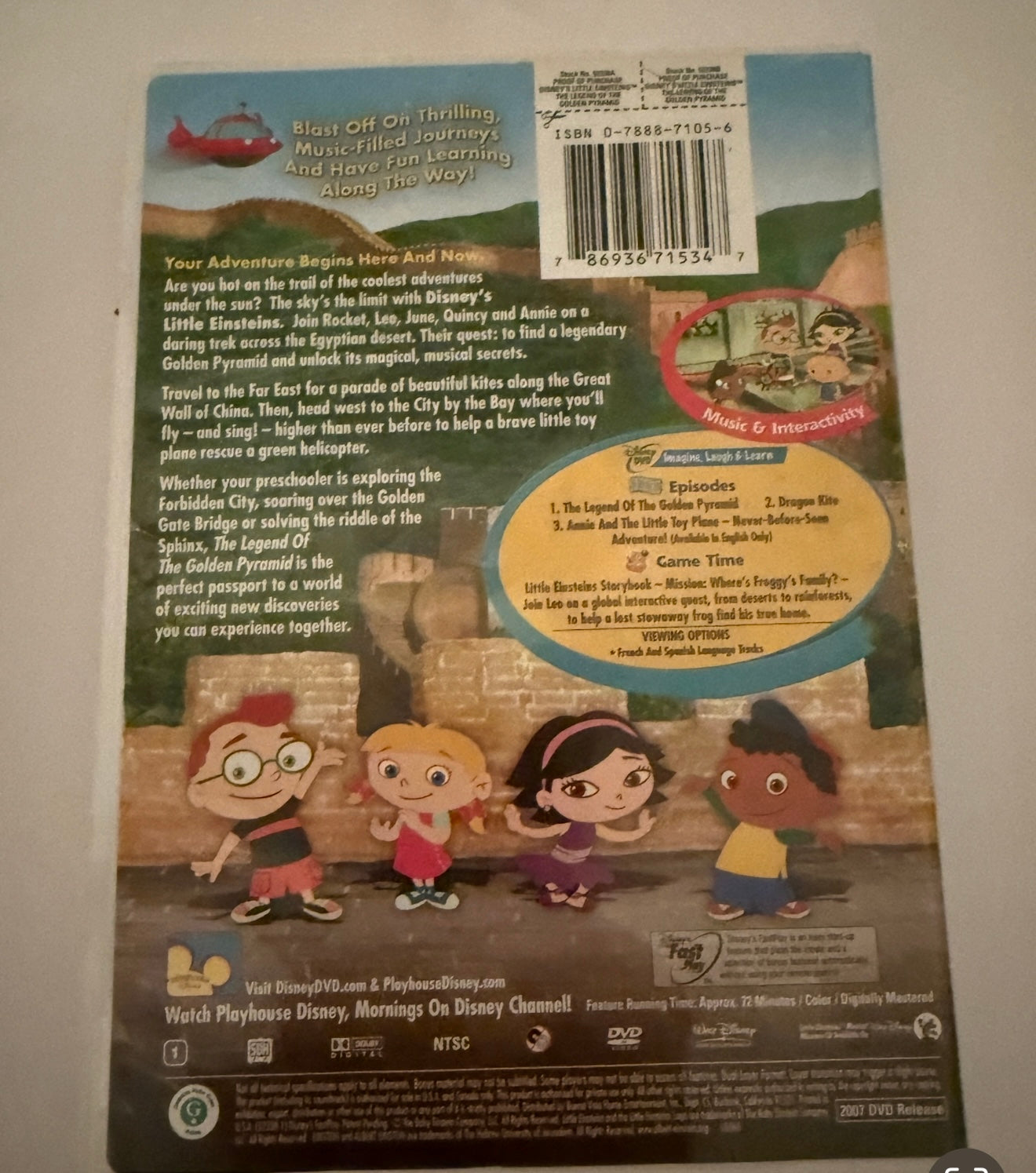 #180 Set of Leap Frog DVDs (6) plus Little Einstein, Thomas the train