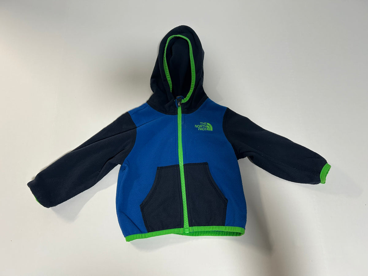 #27 Boys 6-12mos NorthFace zip-up fleece