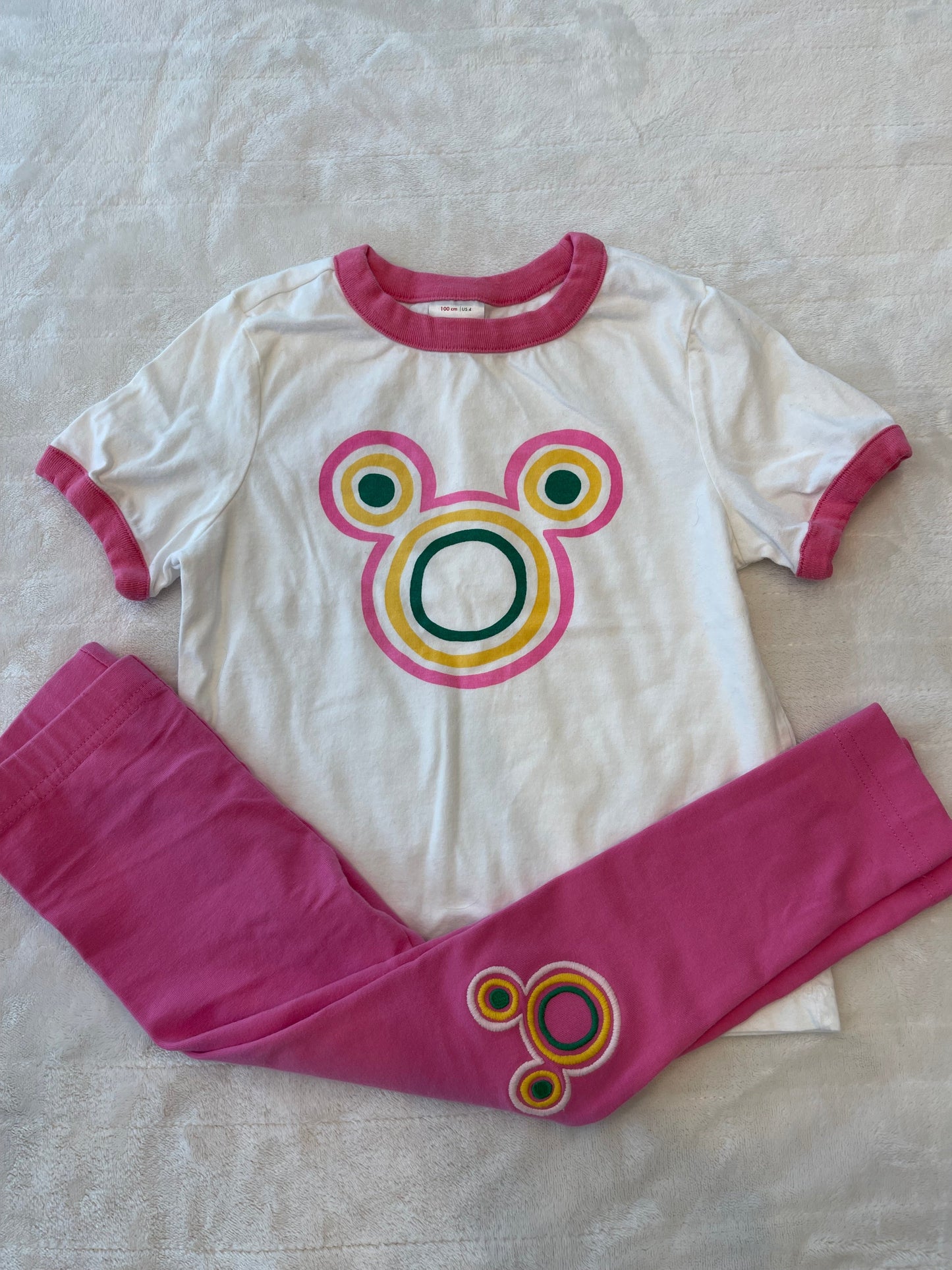 #212 Hanna Andersson Mickey outfit size 4 worn 1x