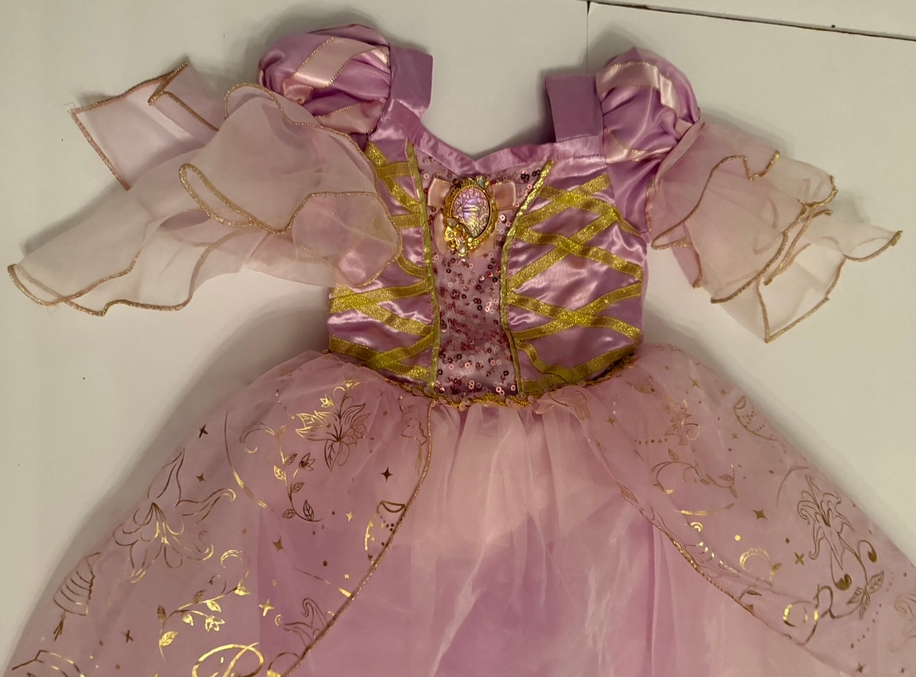 #180 Girls 3 Disney Store Rapunzel Costume - 2 available